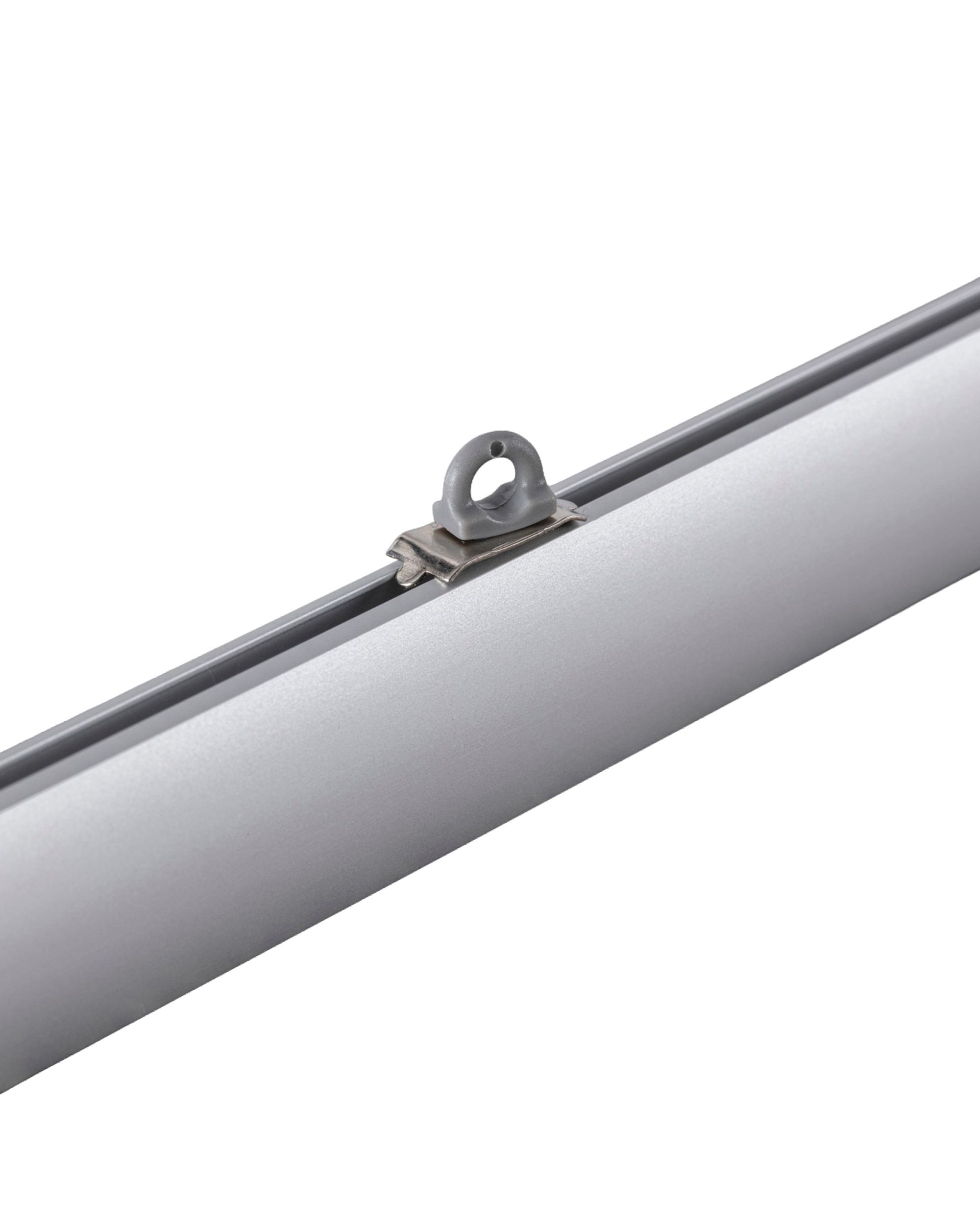 Butée de rail au plafond Premium gris