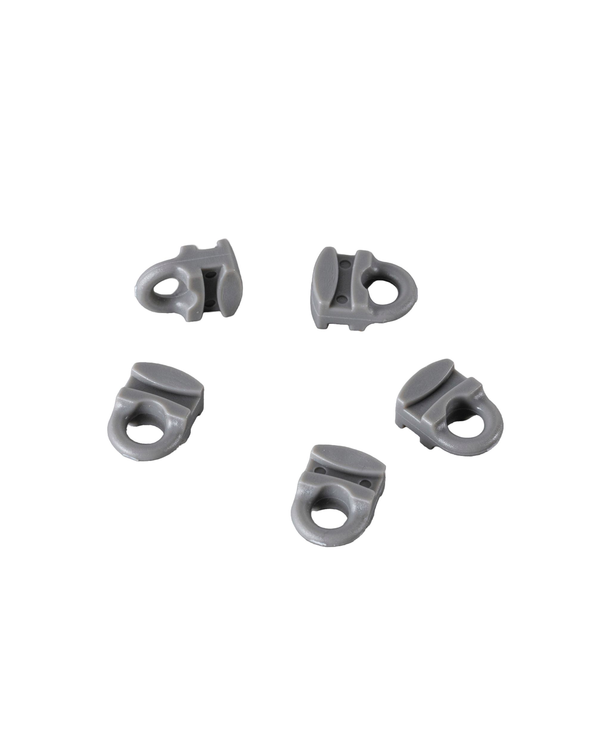 Coulisseau avec œillet pour rail de plafond Gris premium