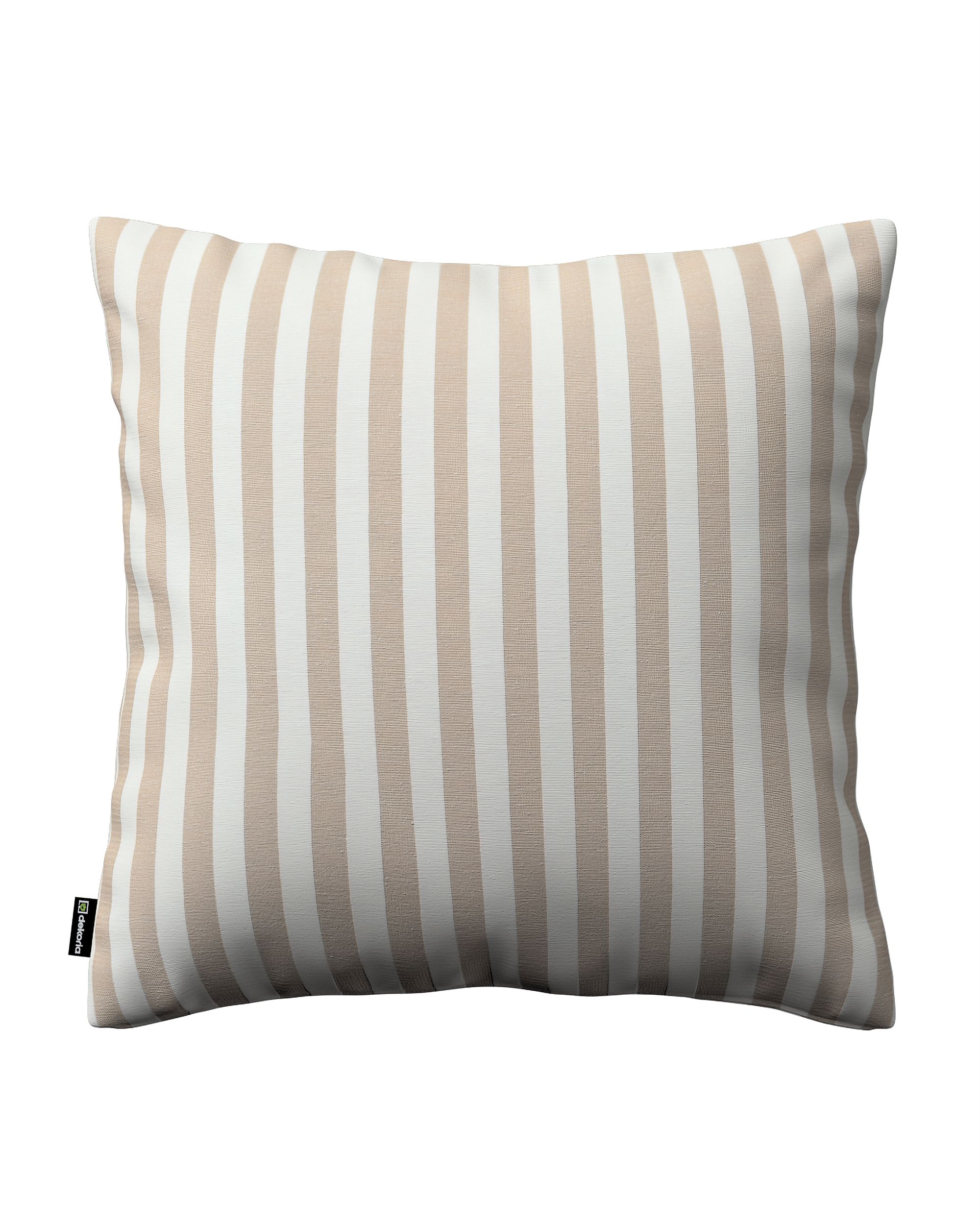 Housse de coussin Milly couleur beige tissu à motifs