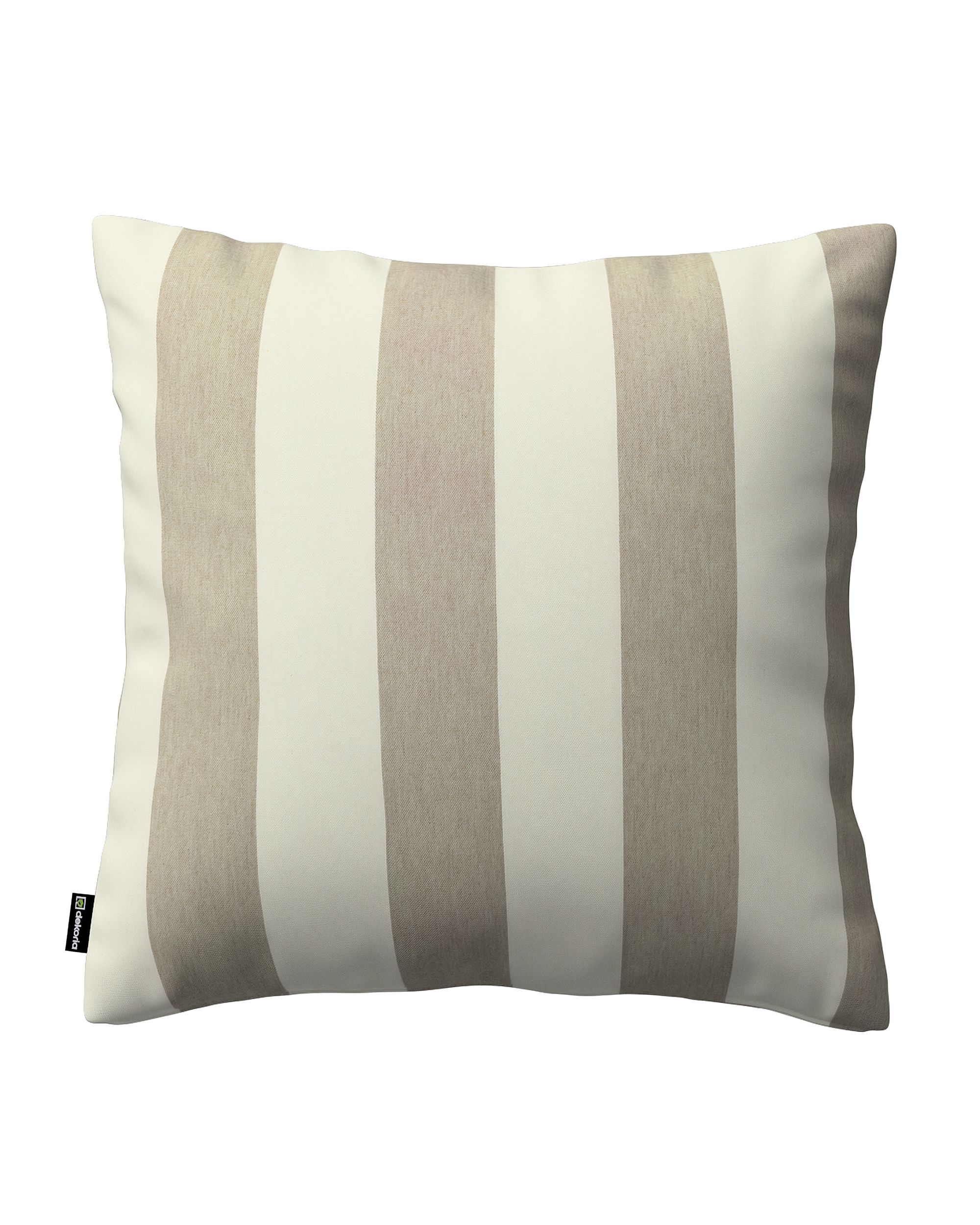 Housse de coussin Milly couleur beige tissu à motifs
