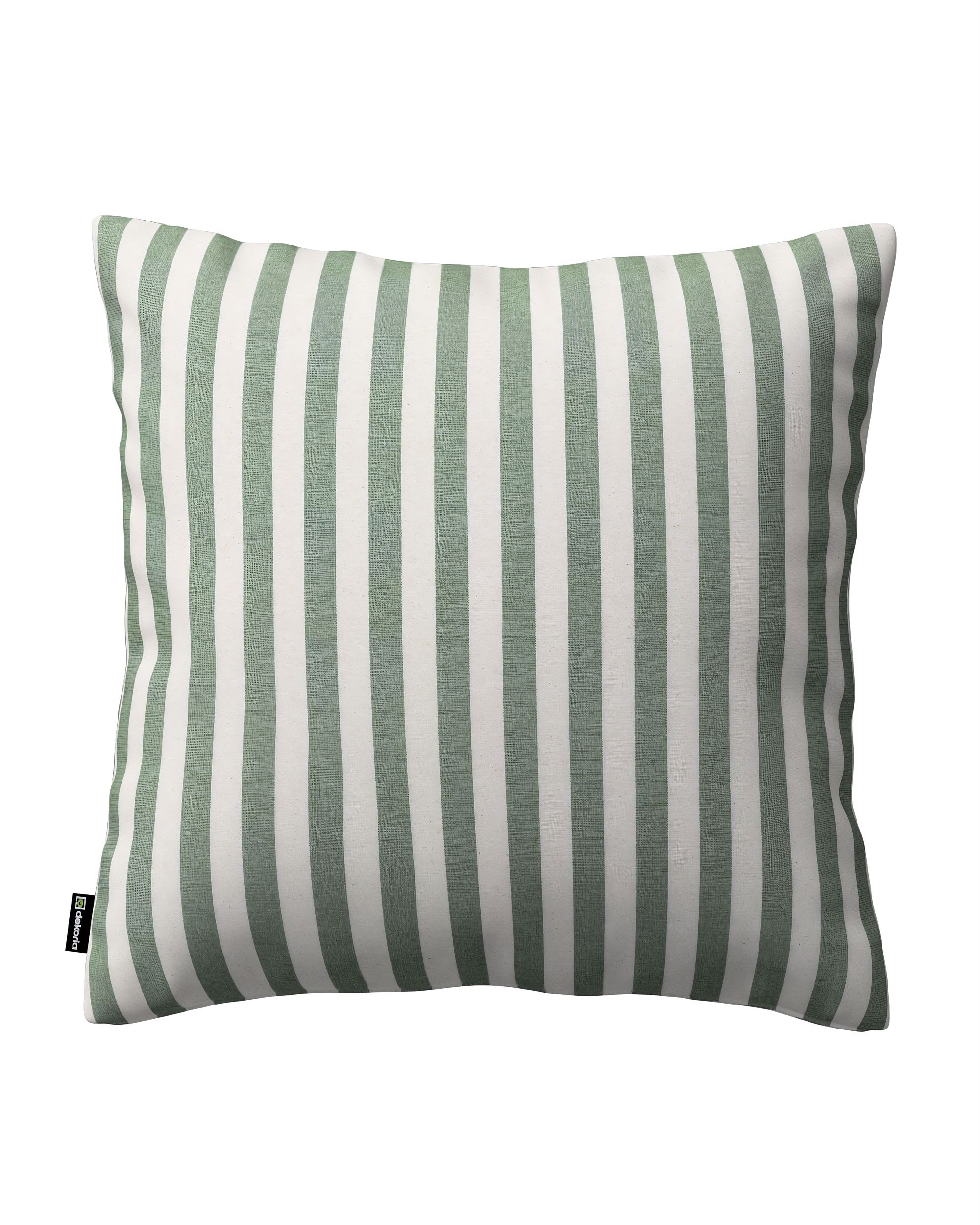 Housse de coussin Milly couleur vert tissu à motifs
