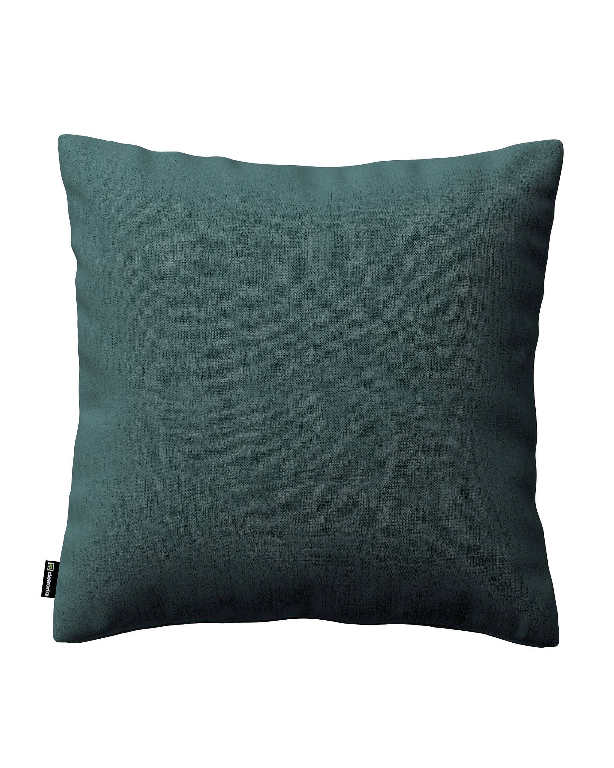 Housse de coussin Milly couleur vert tissu semi-transparent, tresse