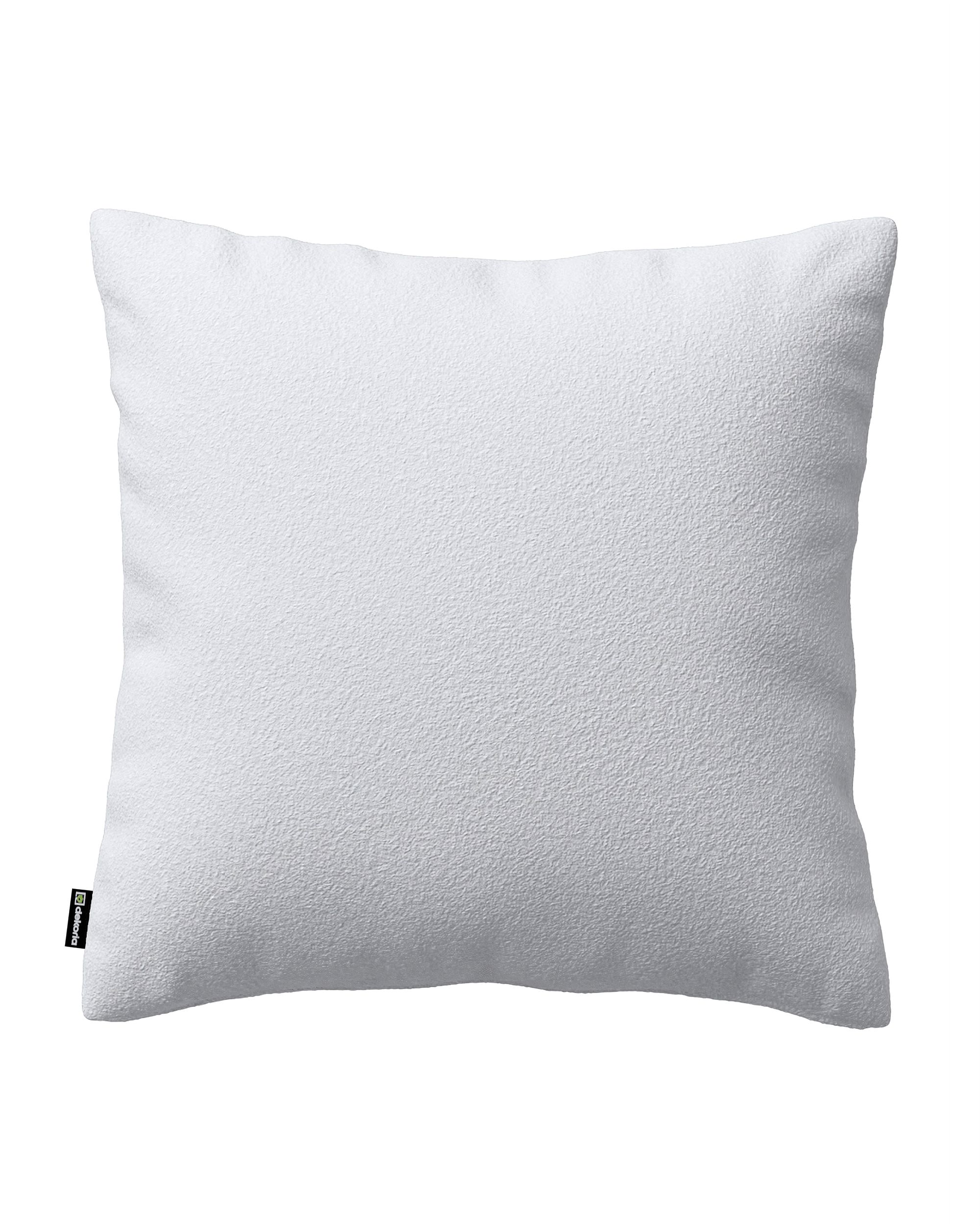 Housse de coussin Milly couleur blanc tissu tresse