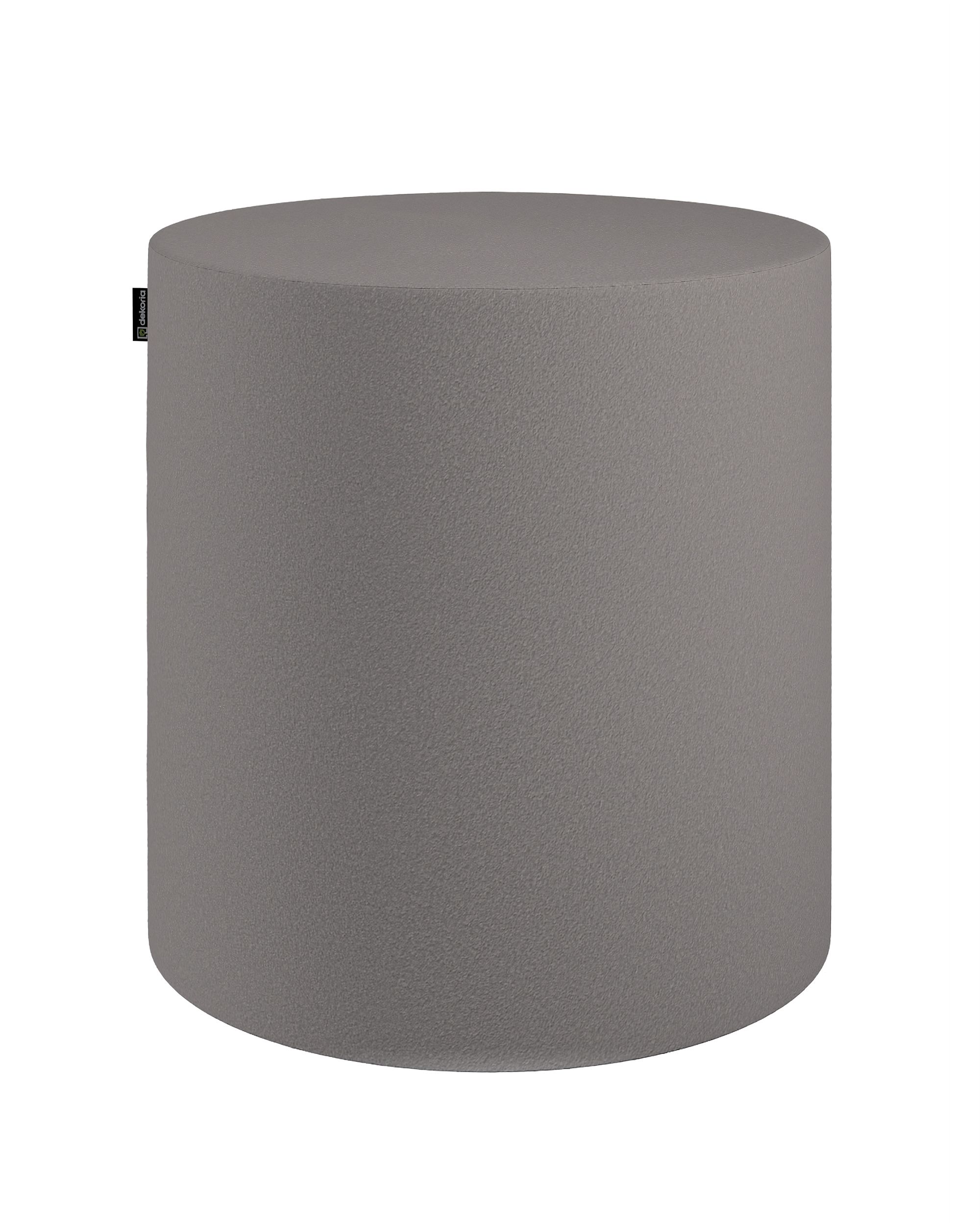 Pouf  Bobby couleur beige tissu tresse