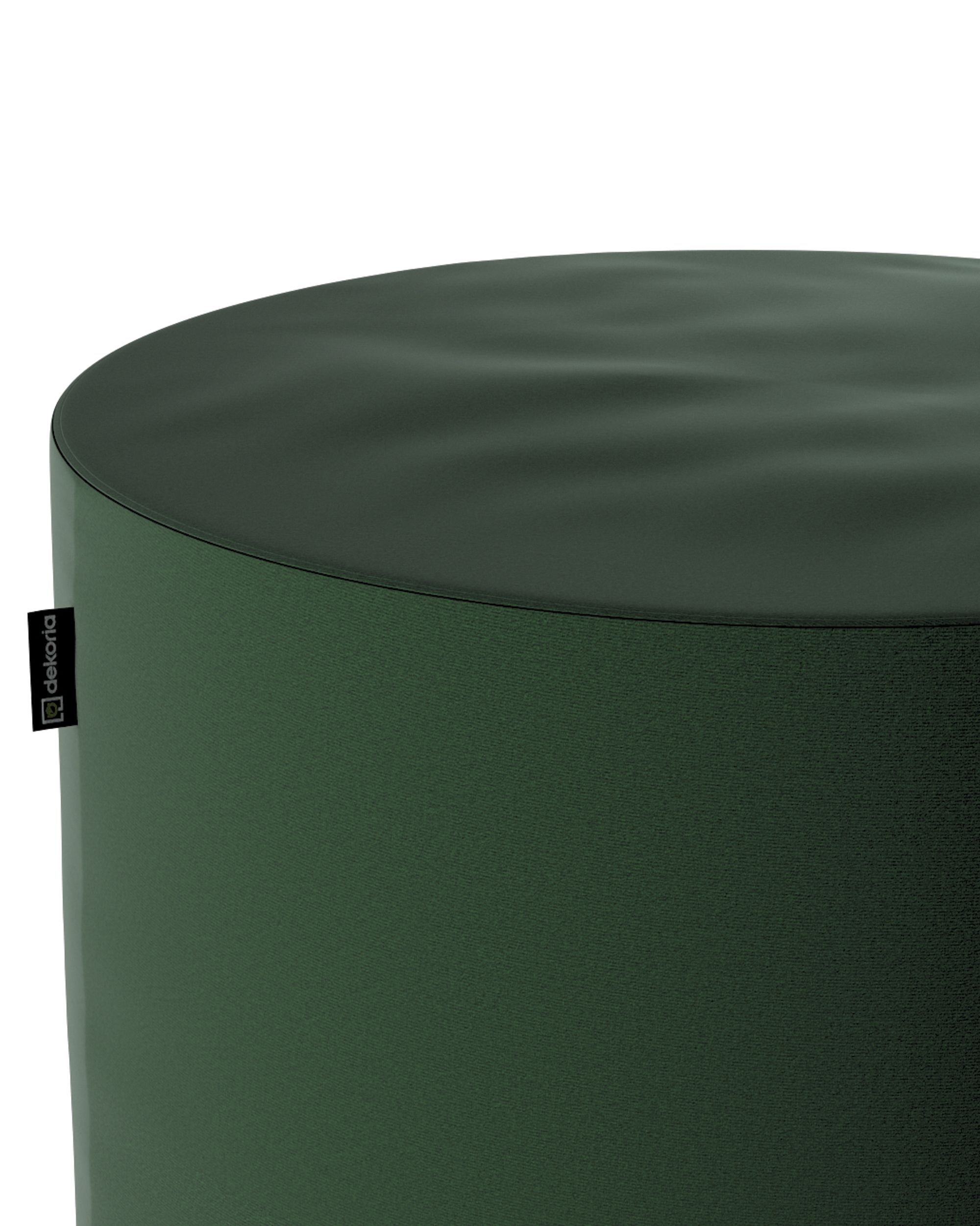 Pouf  Bobby couleur vert tissu brillant, velours (hover)