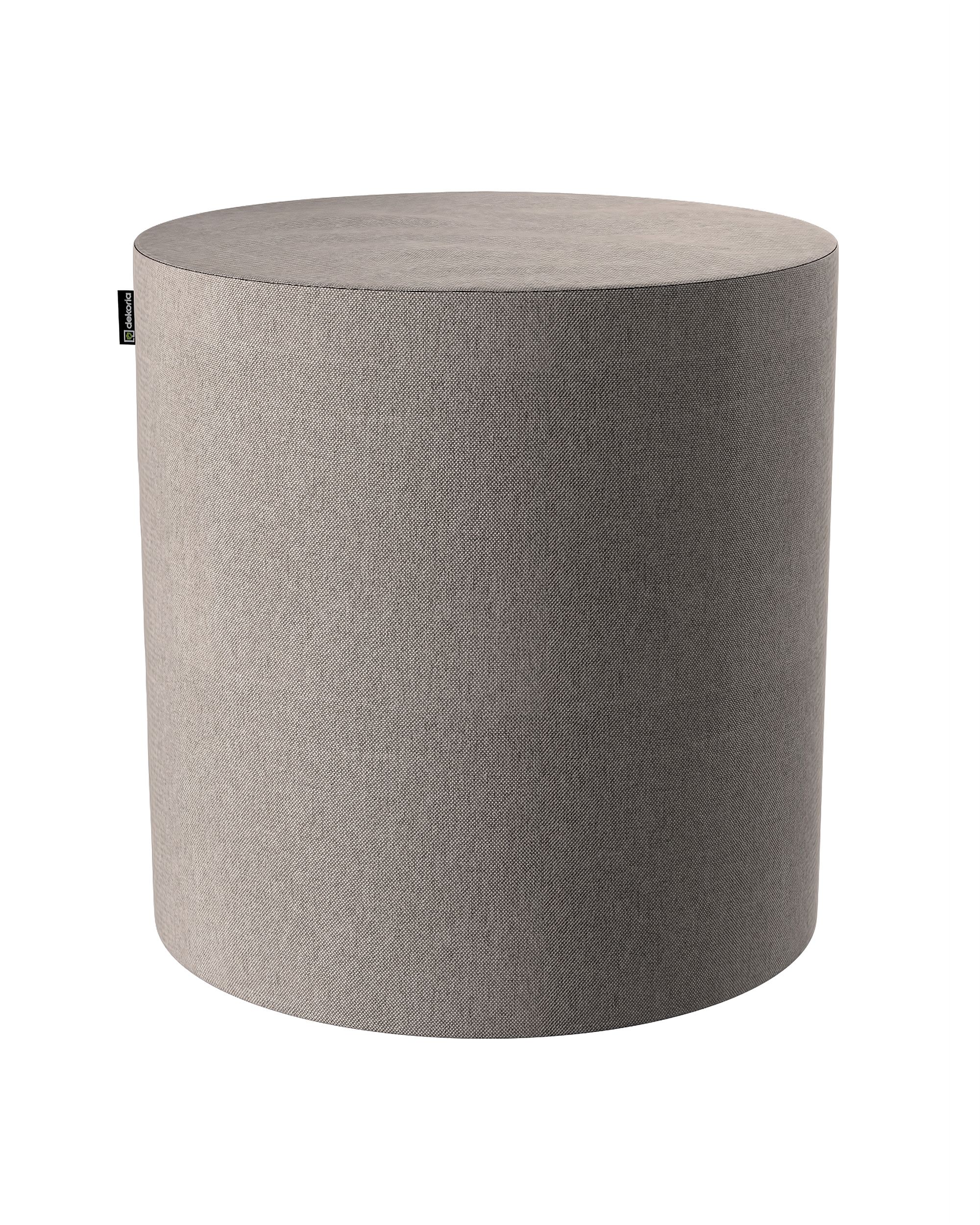 Pouf  Bobby couleur beige tissu tresse