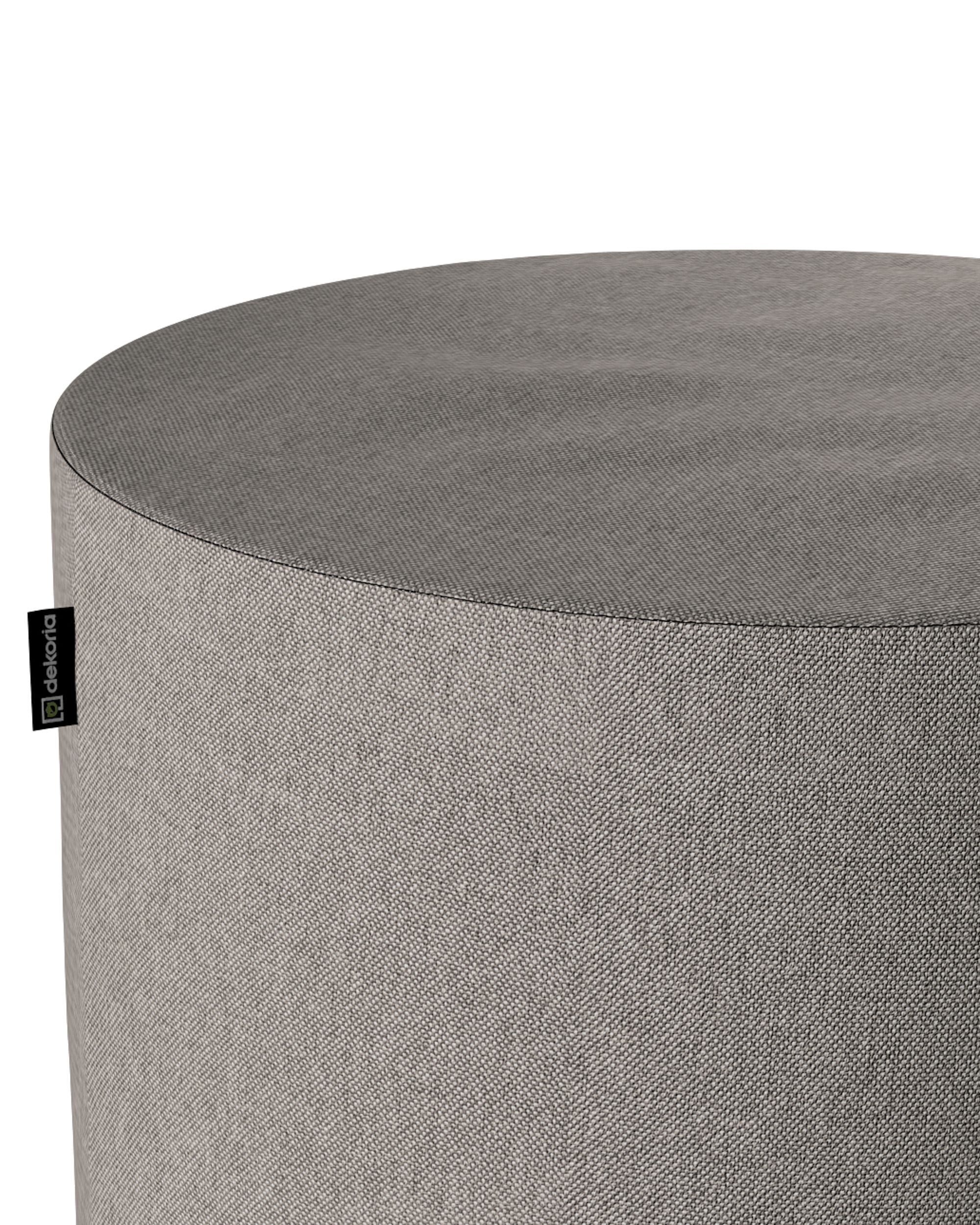 Pouf  Bobby couleur beige tissu tresse (hover)