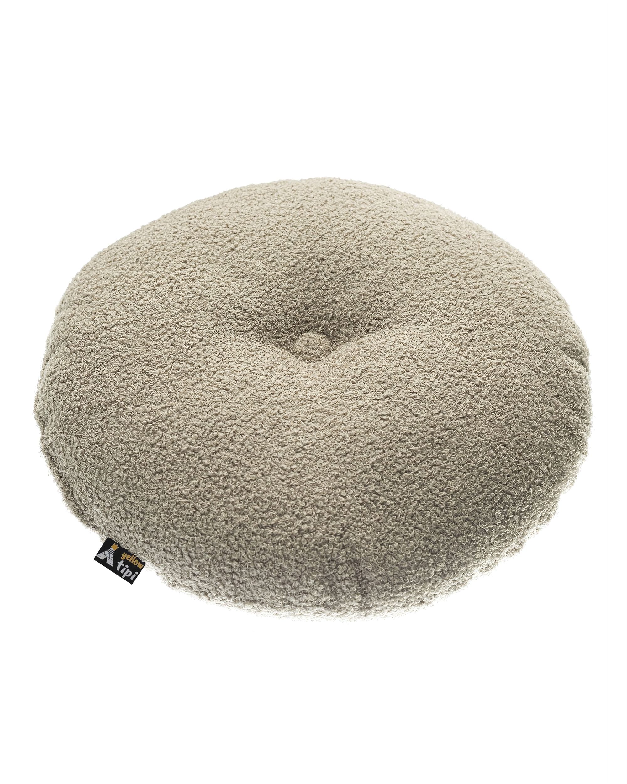 Coussin Candy Dot couleur beige tissu tresse (hover)