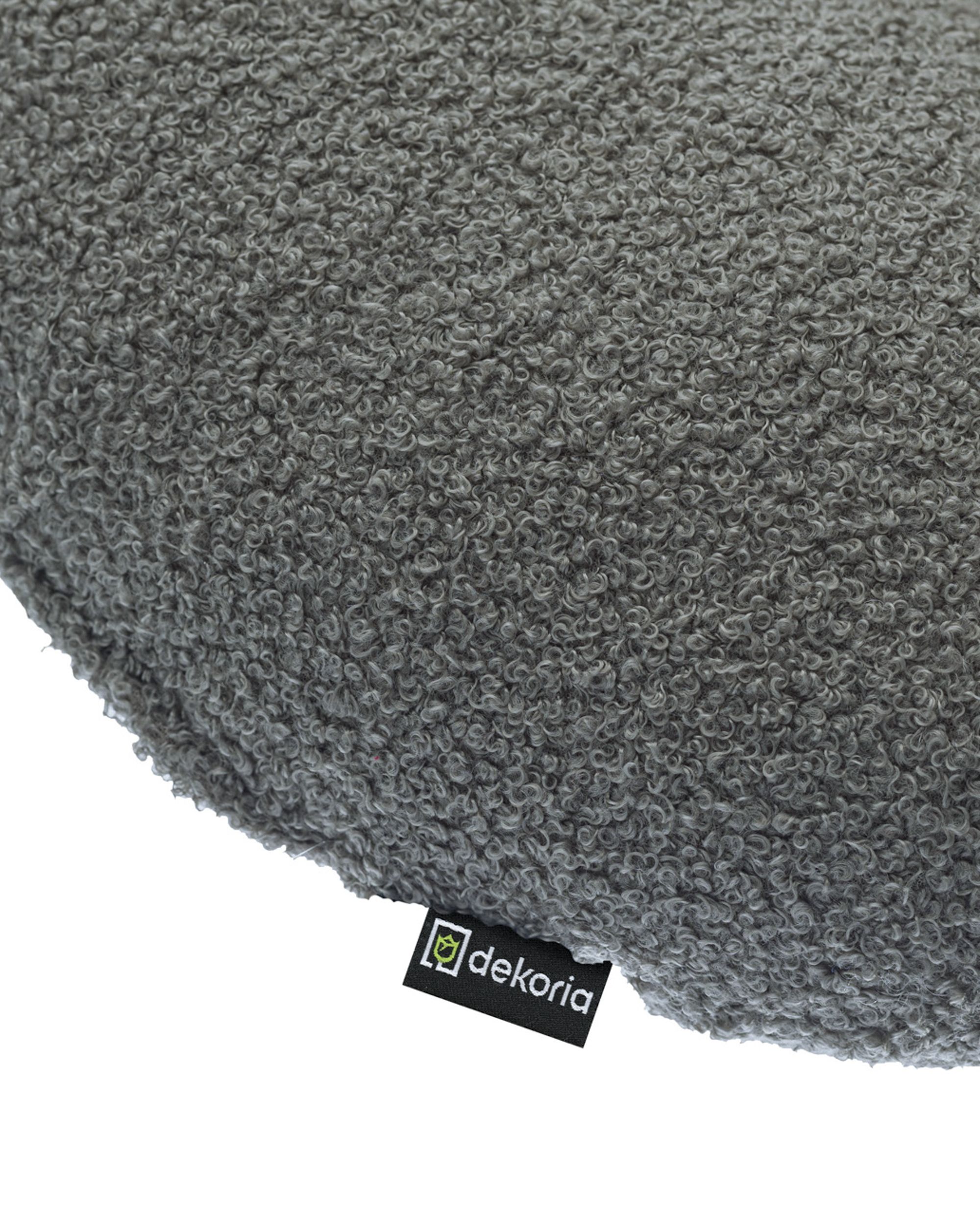 Coussin Candy Dot couleur gris tissu tresse (hover)