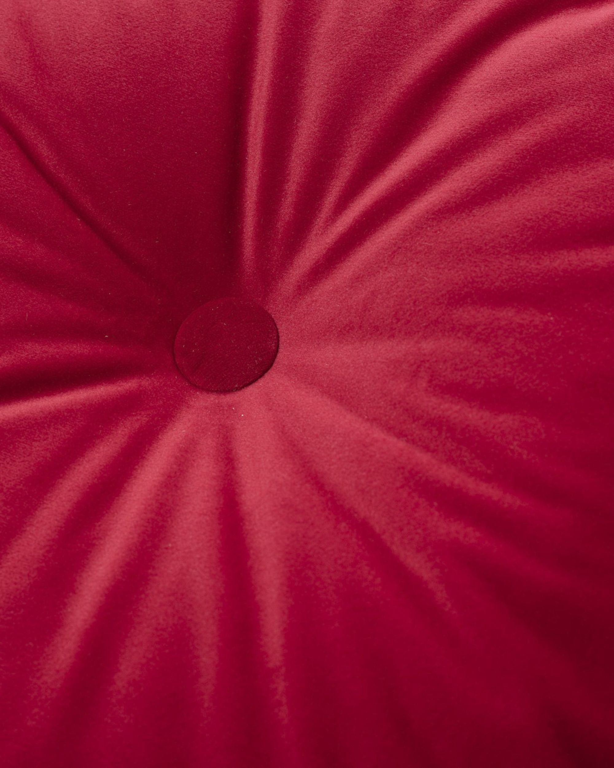 Coussin Candy Dot couleur rouge tissu brillant, velours (hover)