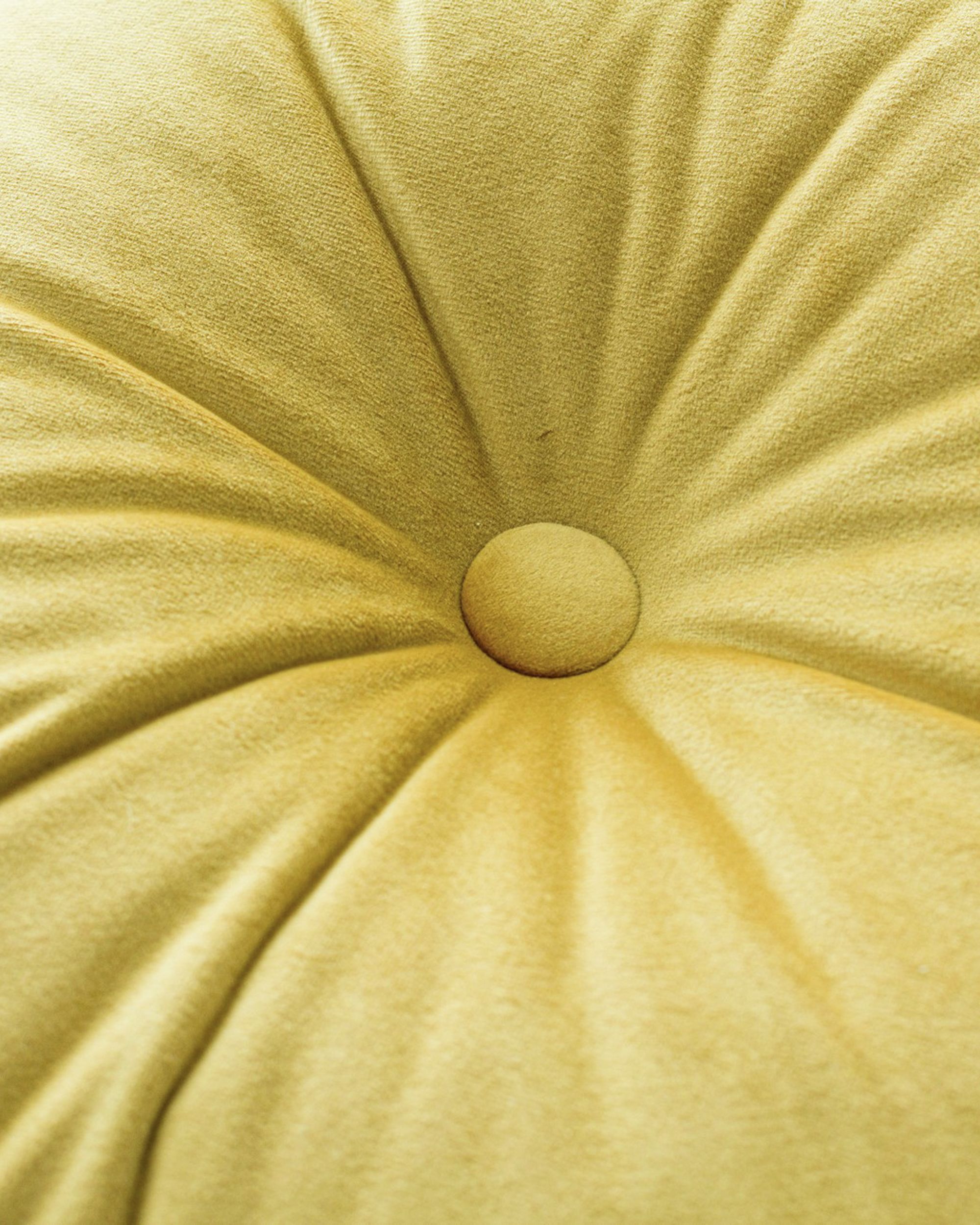 Coussin Candy Dot couleur vert tissu brillant, velours (hover)