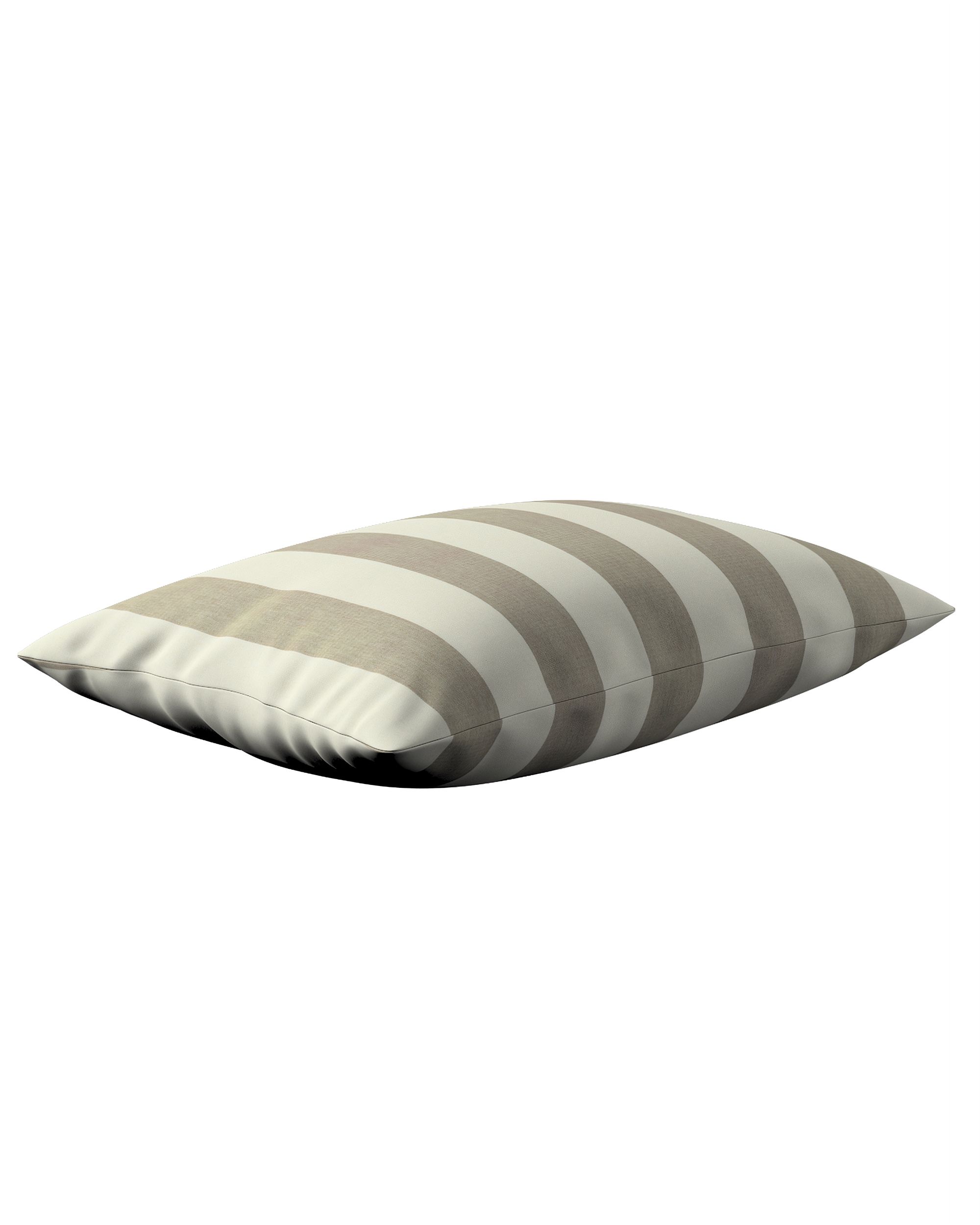 Housse de coussin Milly forme rectangulaire couleur beige tissu à motifs (hover)