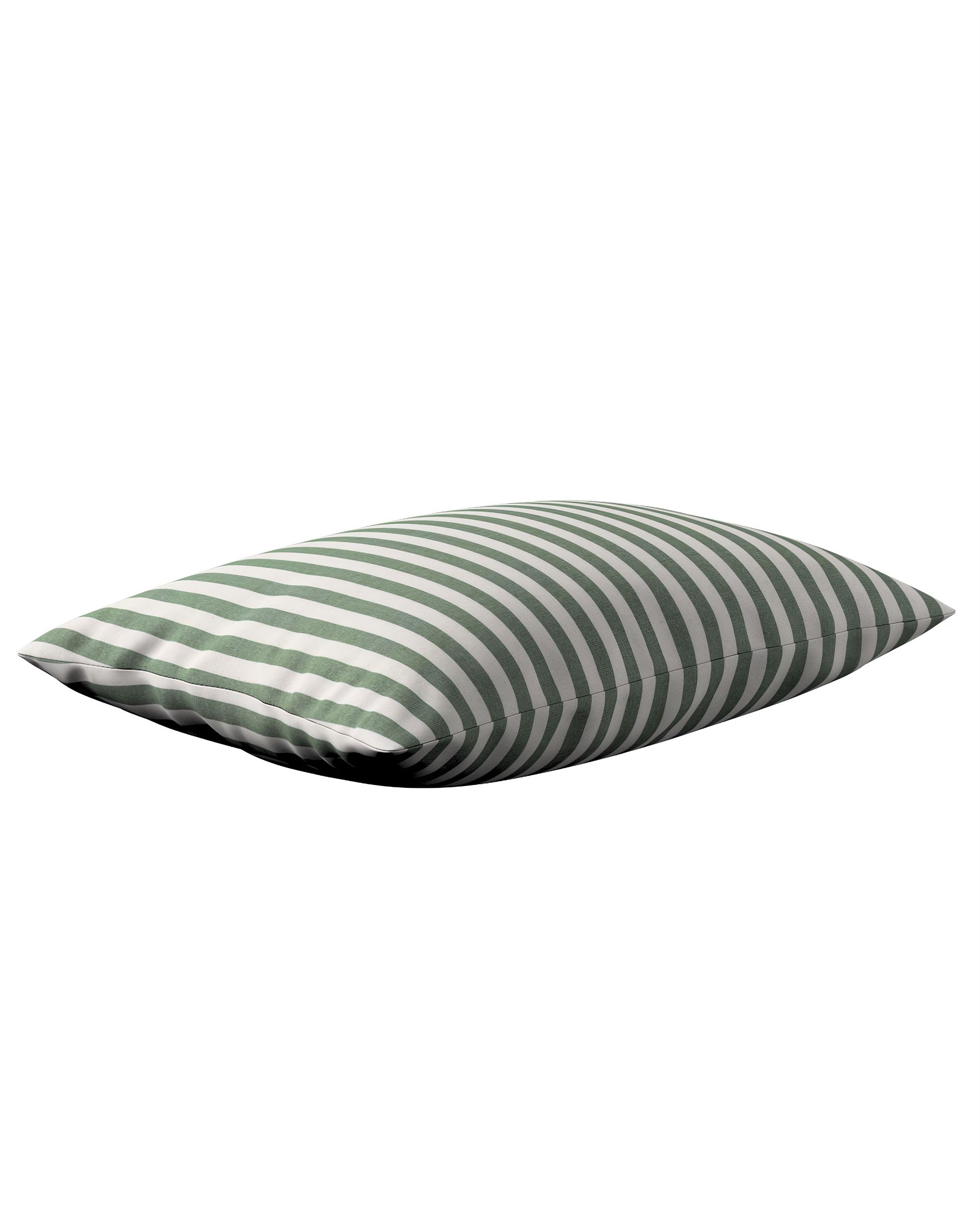 Housse de coussin Milly forme rectangulaire couleur vert tissu à motifs (hover)