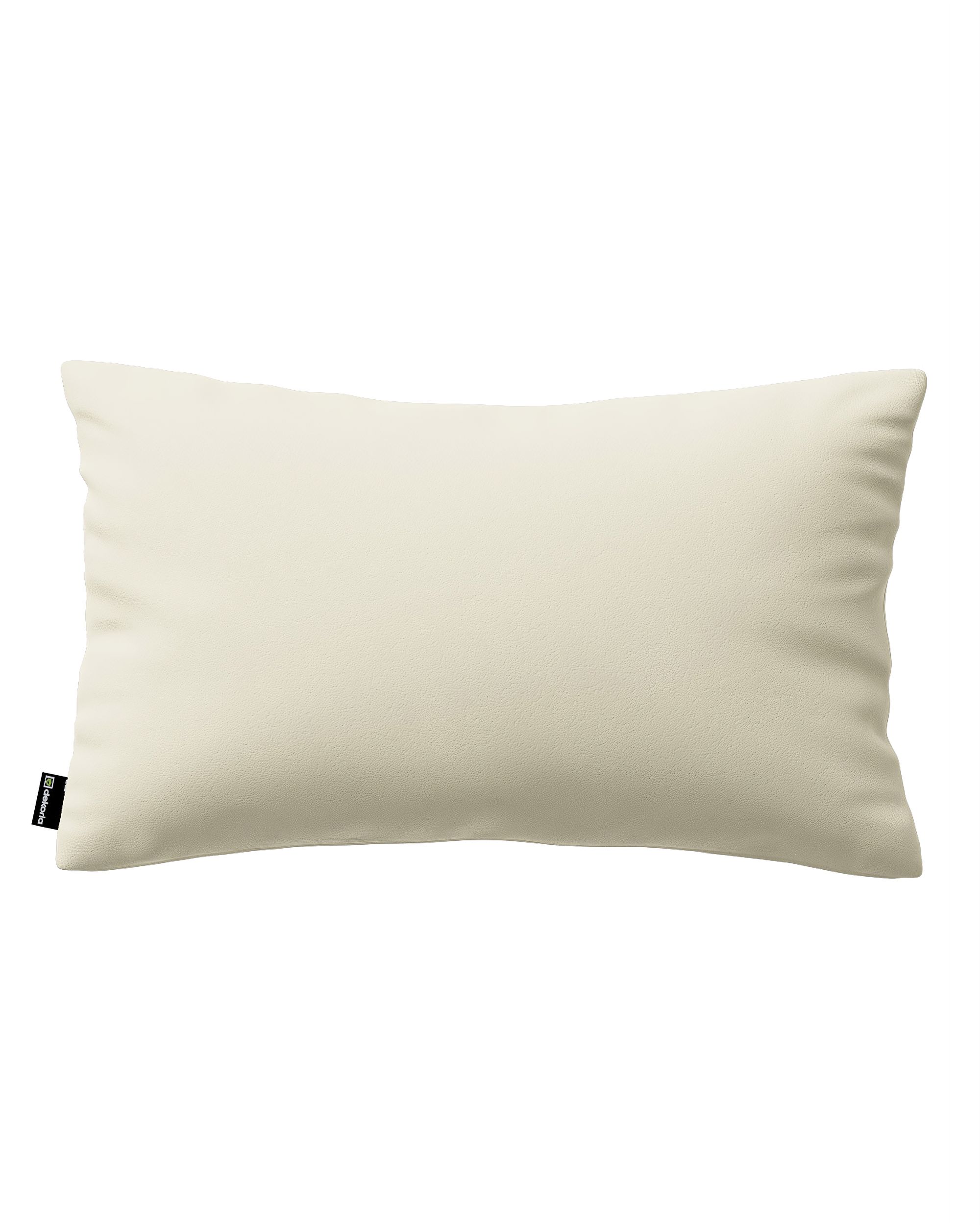 Housse de coussin Milly forme rectangulaire couleur crème