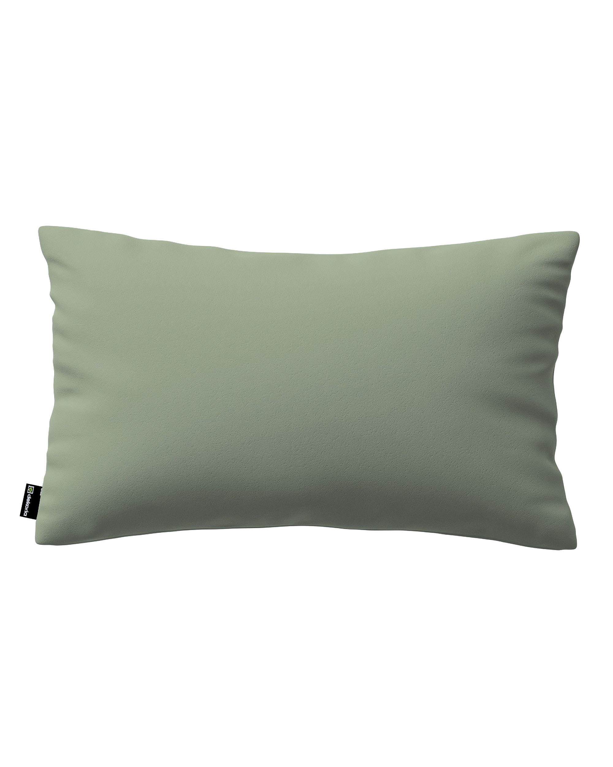 Housse de coussin Milly forme rectangulaire couleur vert