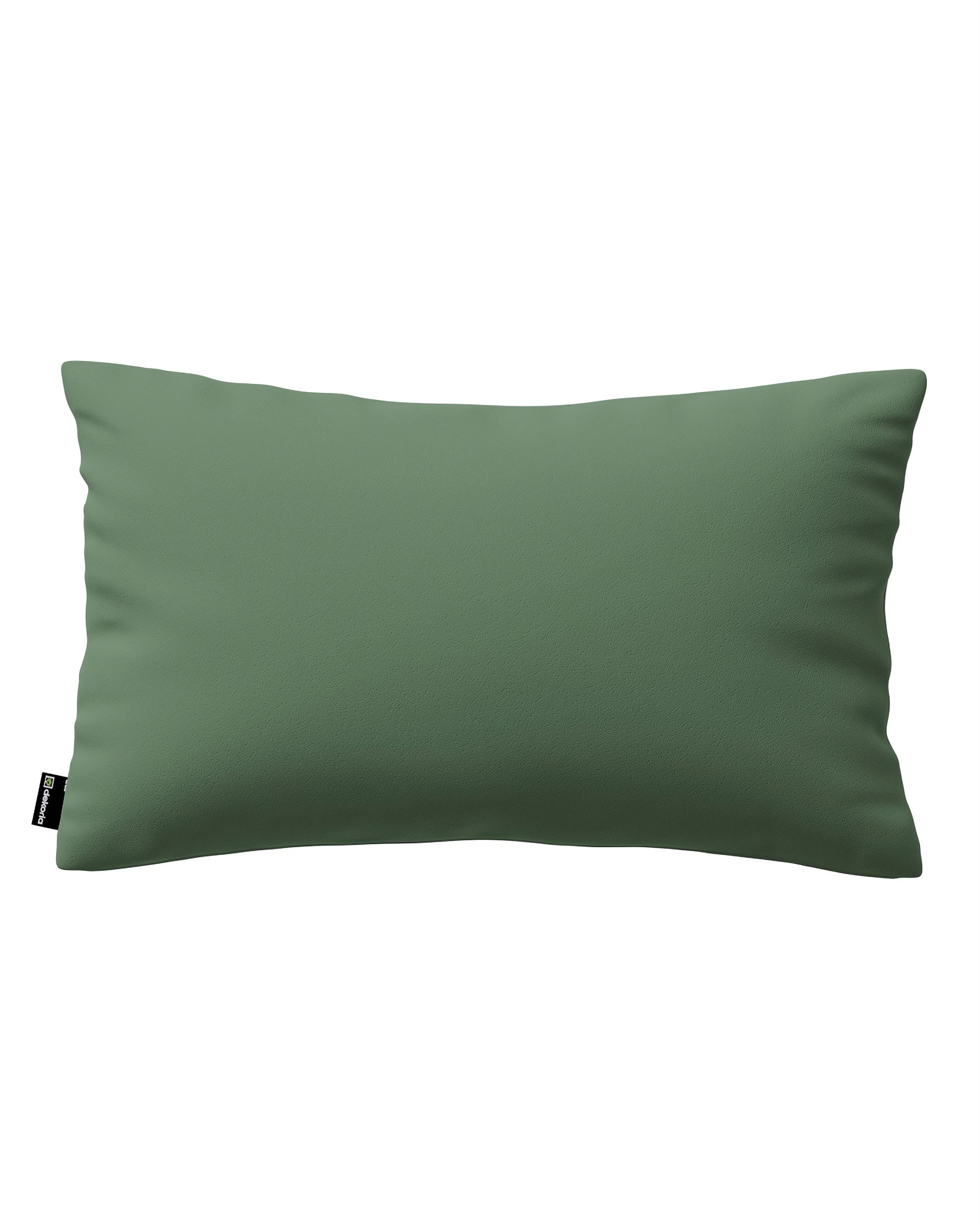 Housse de coussin Milly forme rectangulaire couleur vert