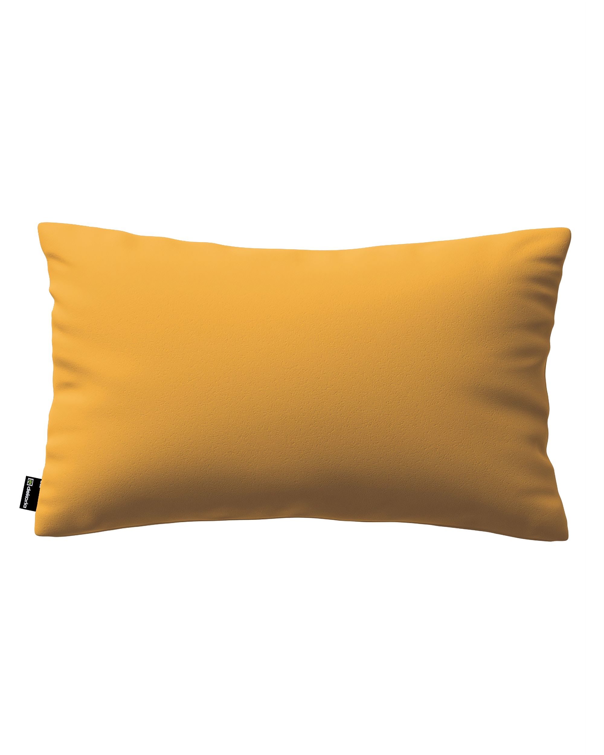Housse de coussin Milly forme rectangulaire couleur jaune