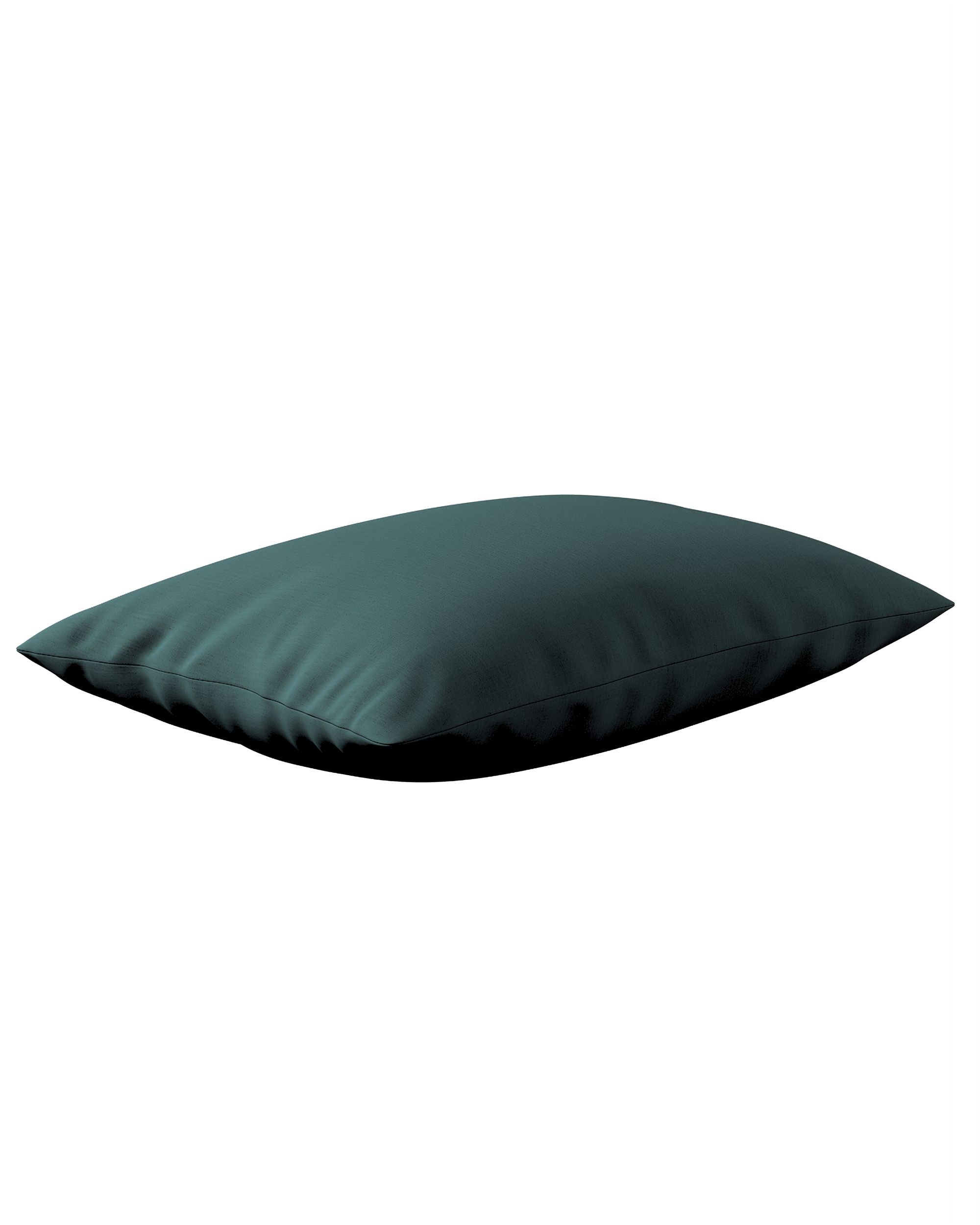Housse de coussin Milly forme rectangulaire couleur vert tissu semi-transparent, tresse (hover)