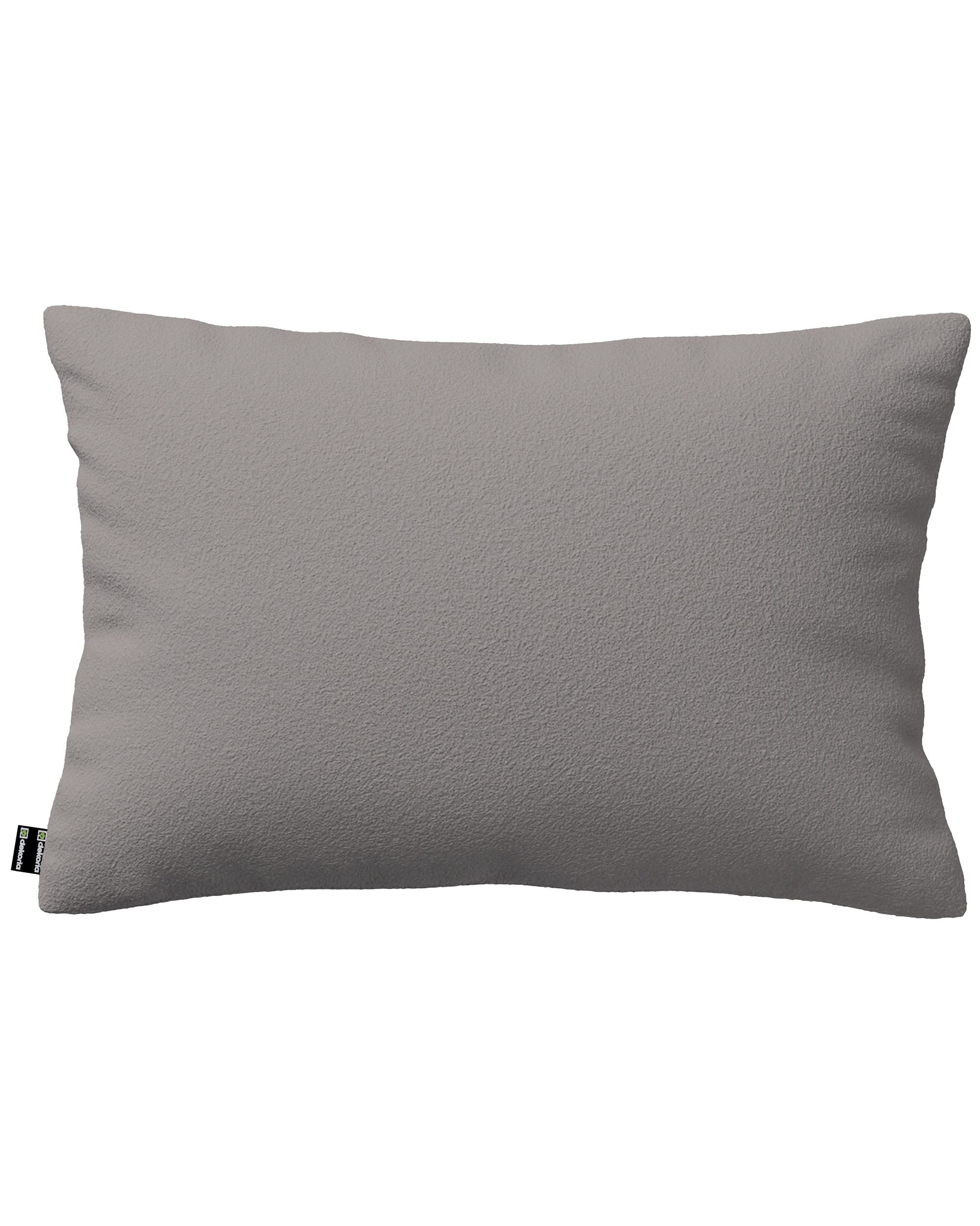 Housse de coussin Milly forme rectangulaire couleur beige tissu tresse