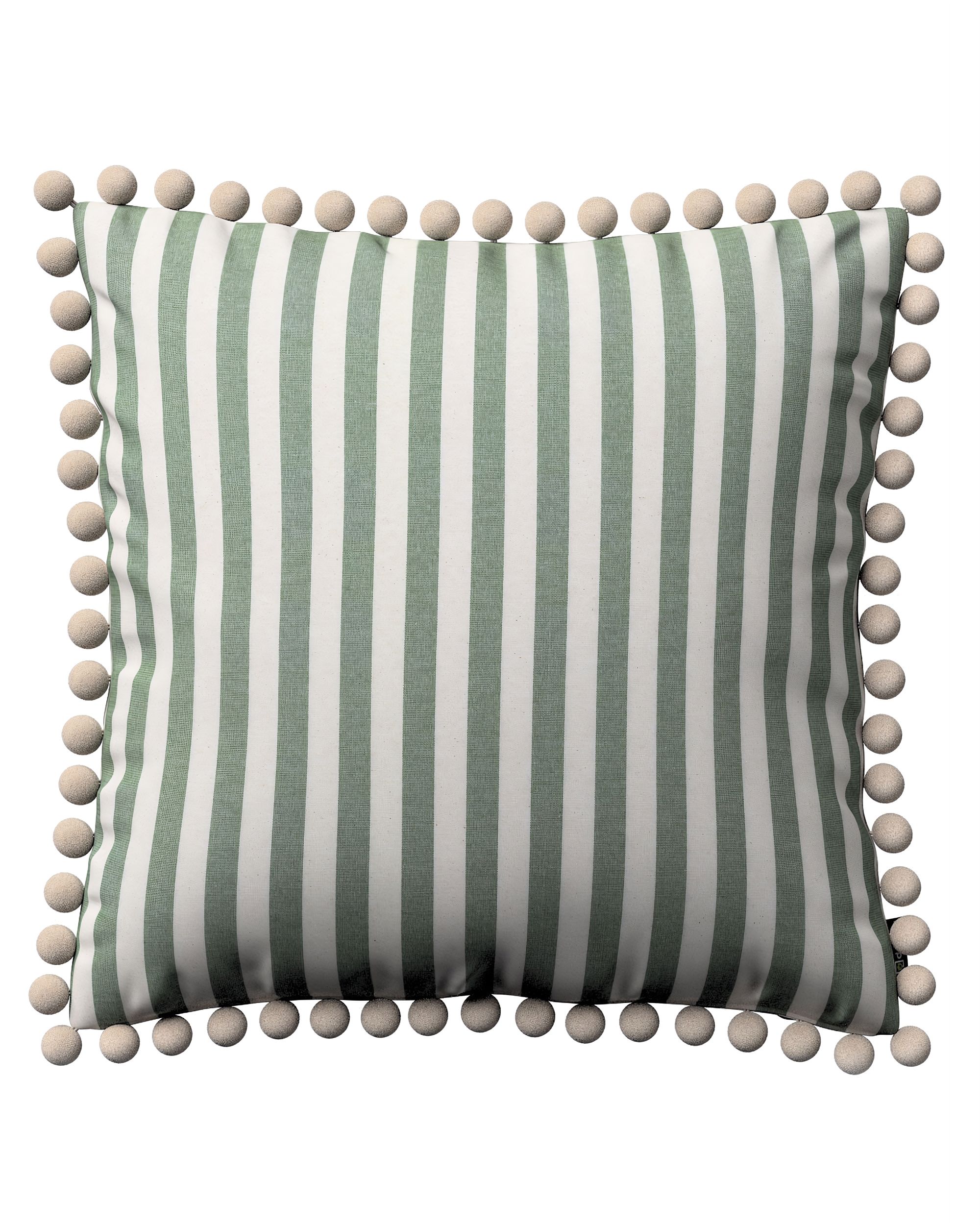 Housse de coussin Daisy couleur vert tissu à motifs