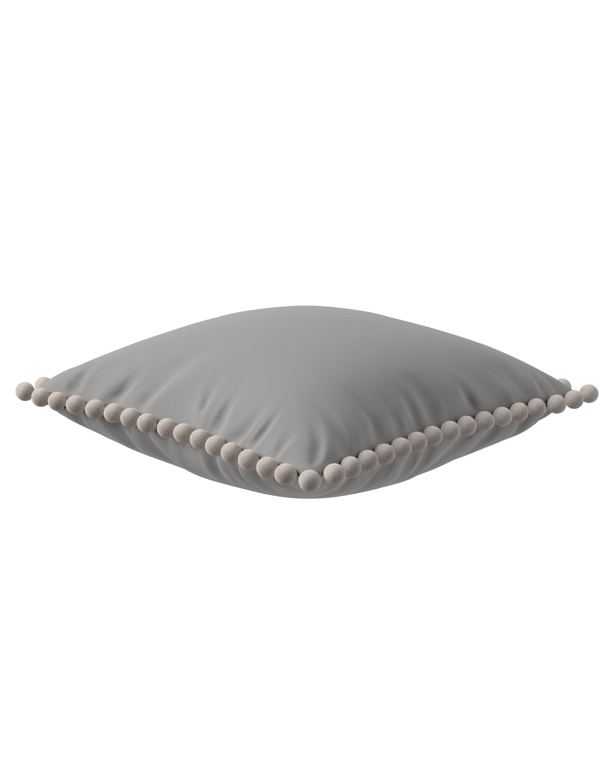 Housse de coussin Daisy couleur gris (hover)