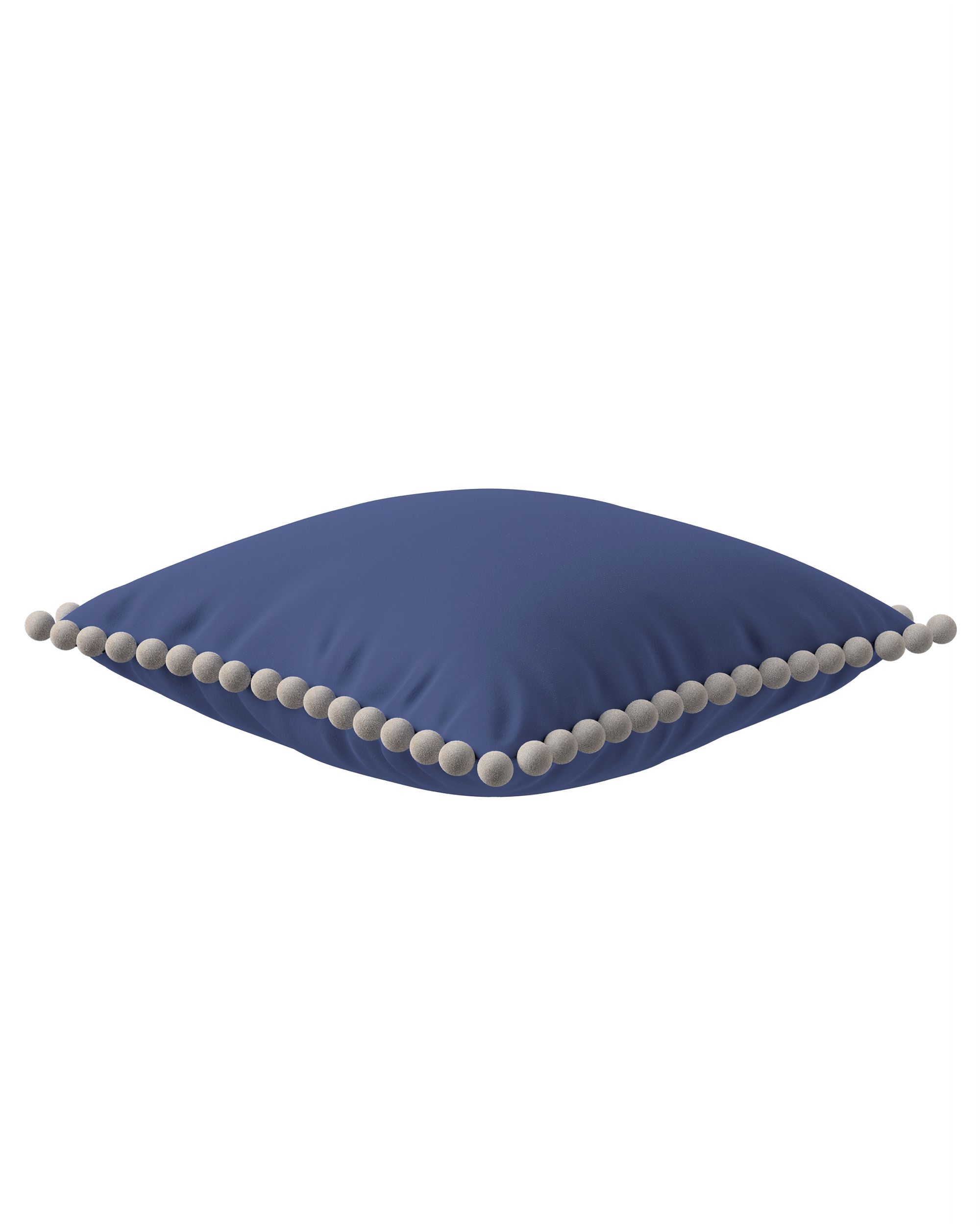 Housse de coussin Daisy couleur bleu marine (hover)
