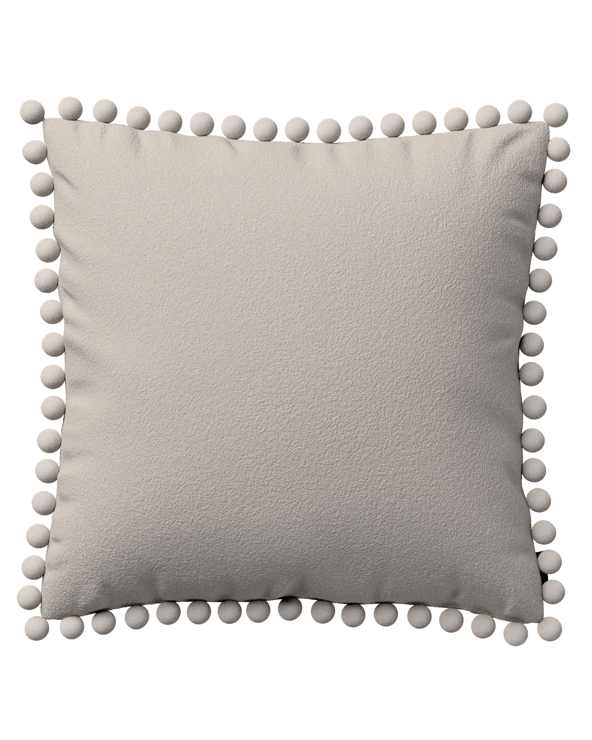 Housse de coussin Daisy couleur beige tissu tresse