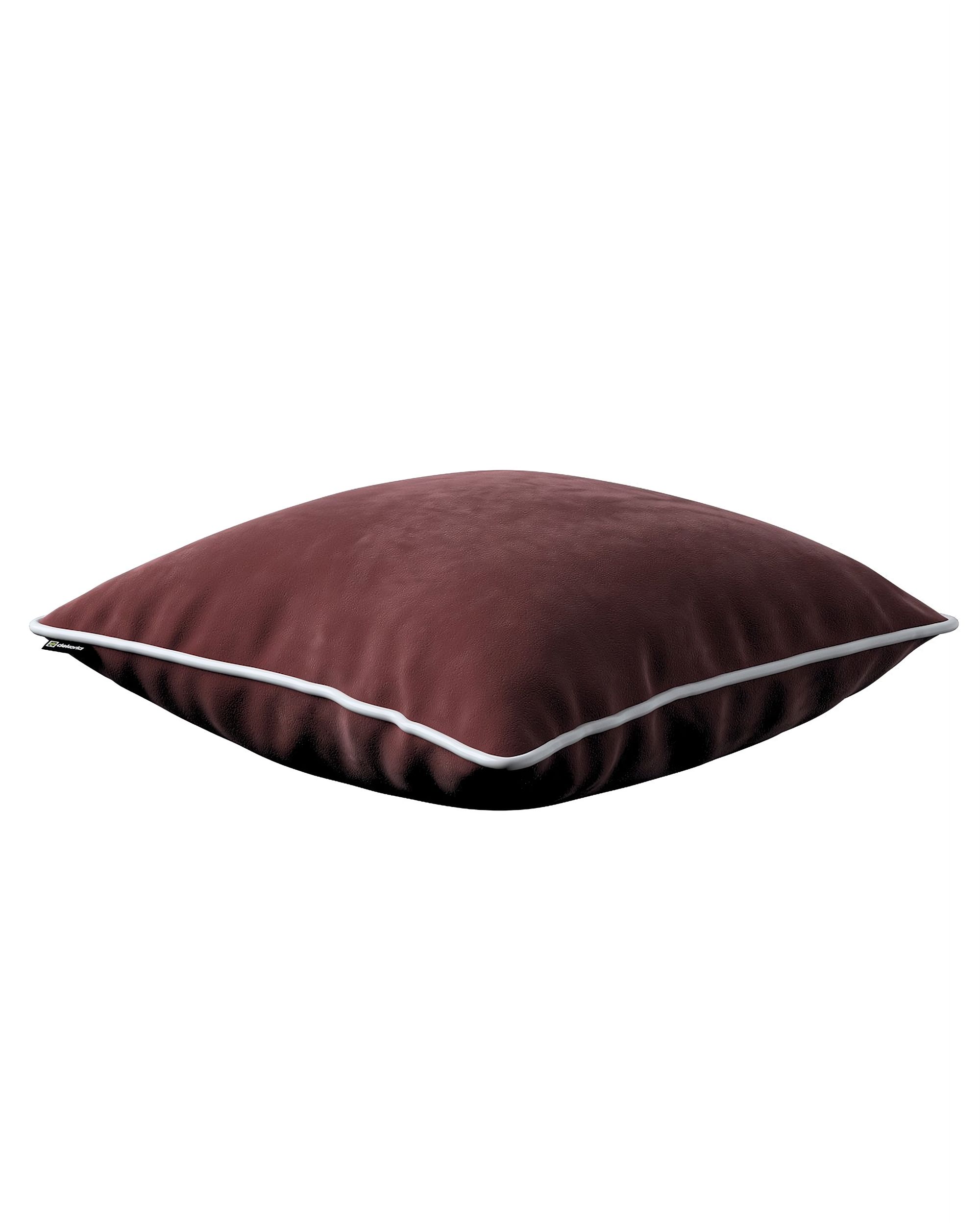 Housse de coussin Bella couleur rouge tissu brillant, velours (hover)
