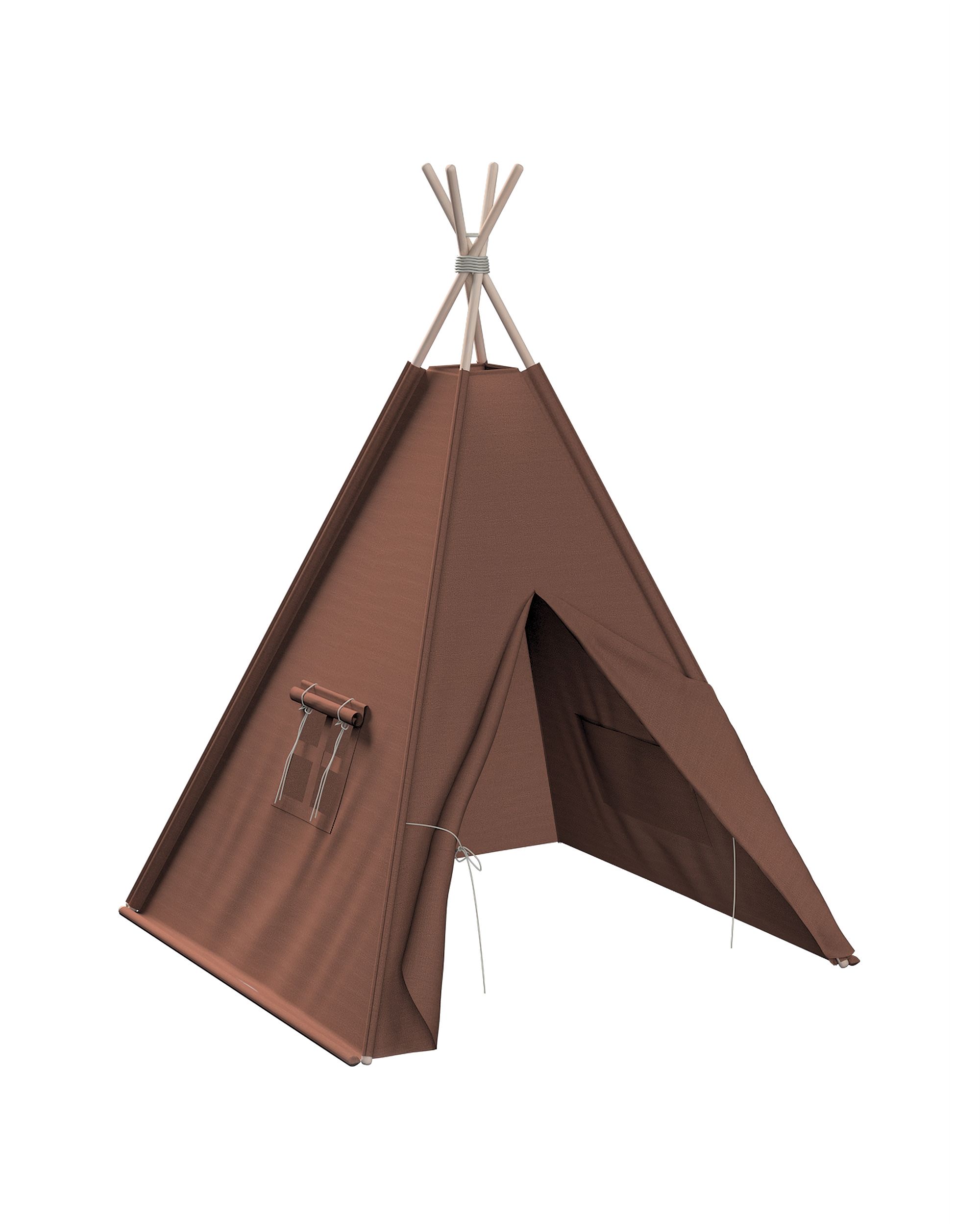 Tente de jeu Tipi couleur marron