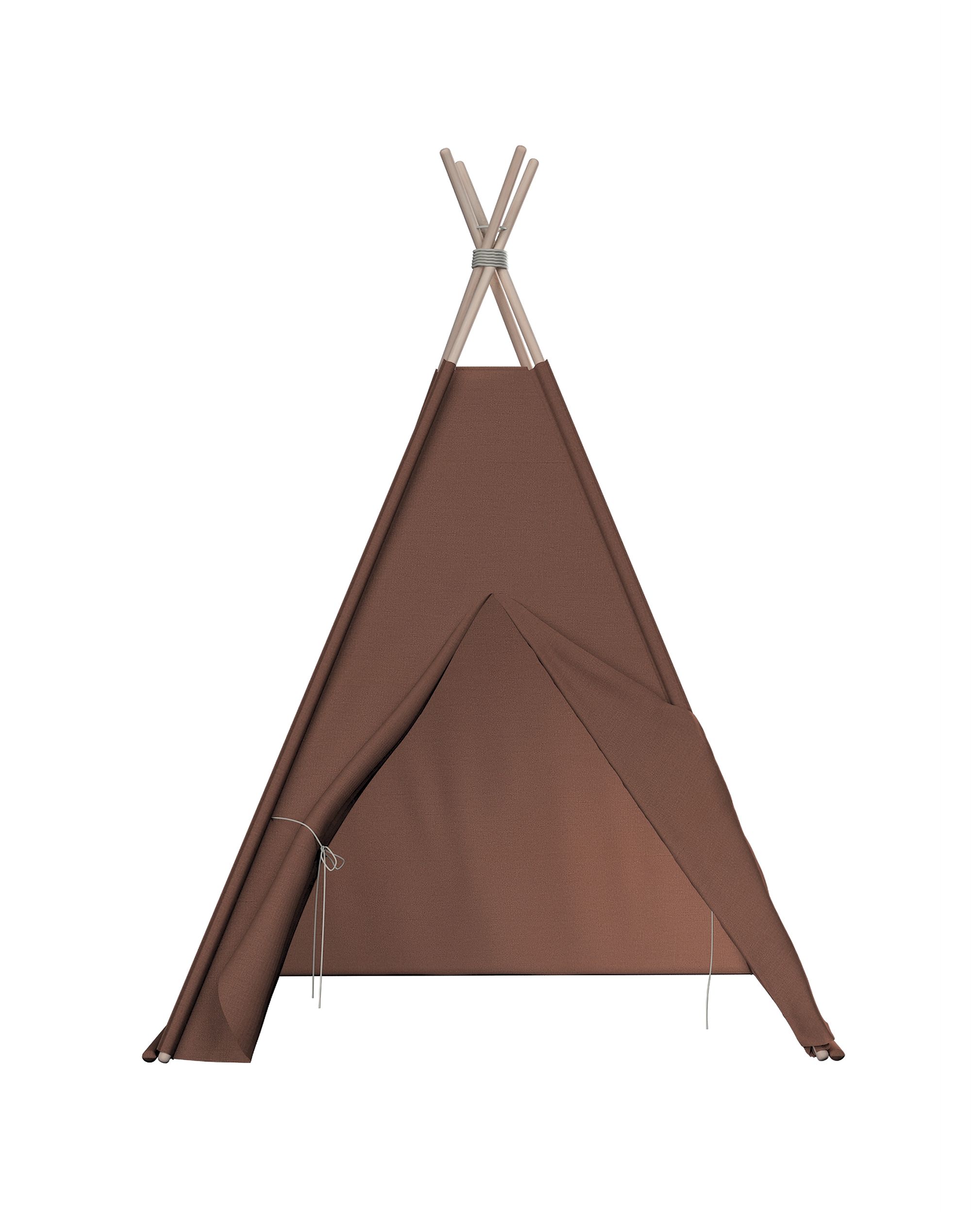 Tente de jeu Tipi couleur marron (hover)