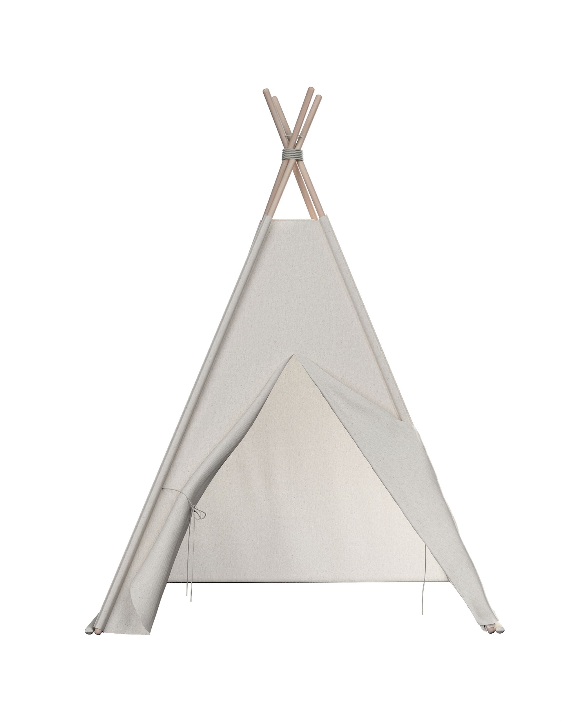 Tente de jeu Tipi couleur beige (hover)