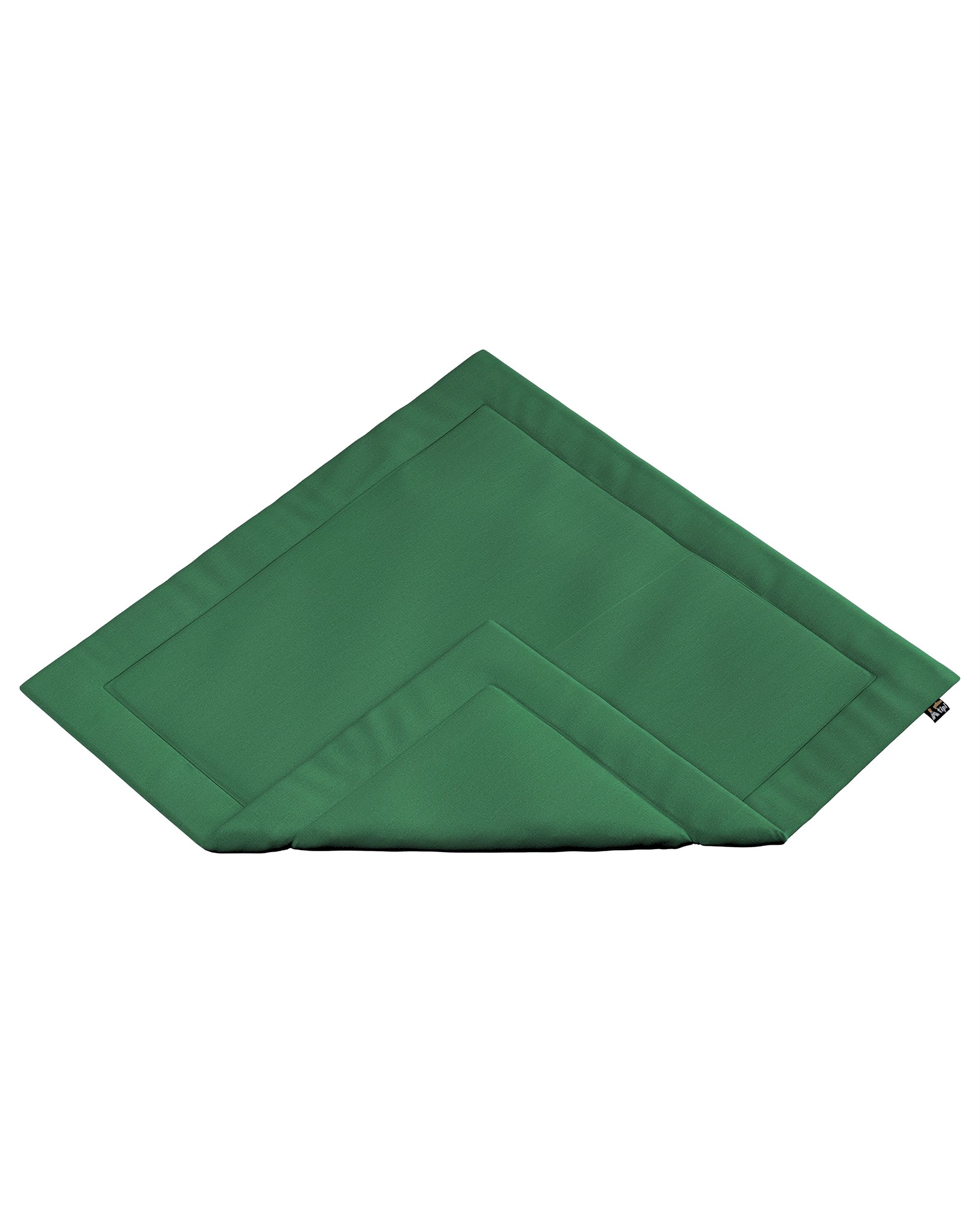 Tapis de tipi 110x110cm couleur vert