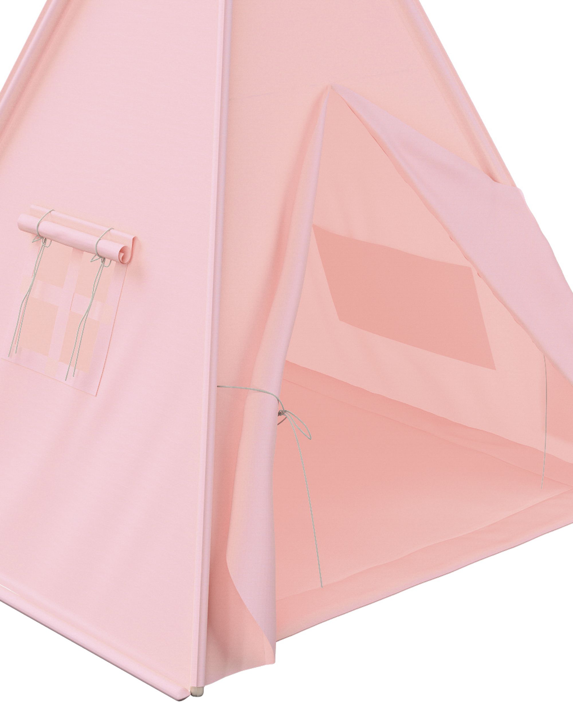 Tapis de tipi 110x110cm couleur rose (hover)
