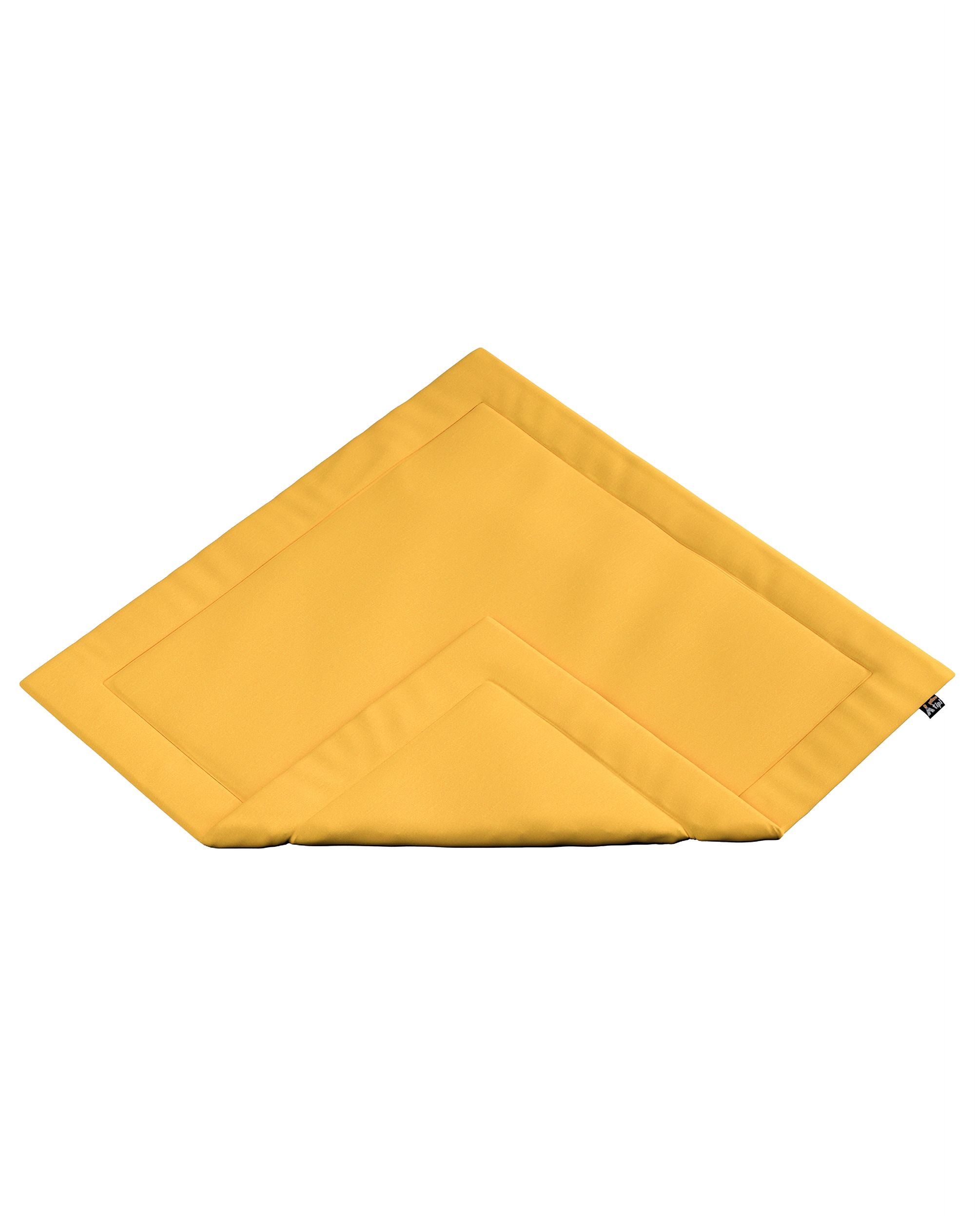 Tapis de tipi 110x110cm couleur jaune
