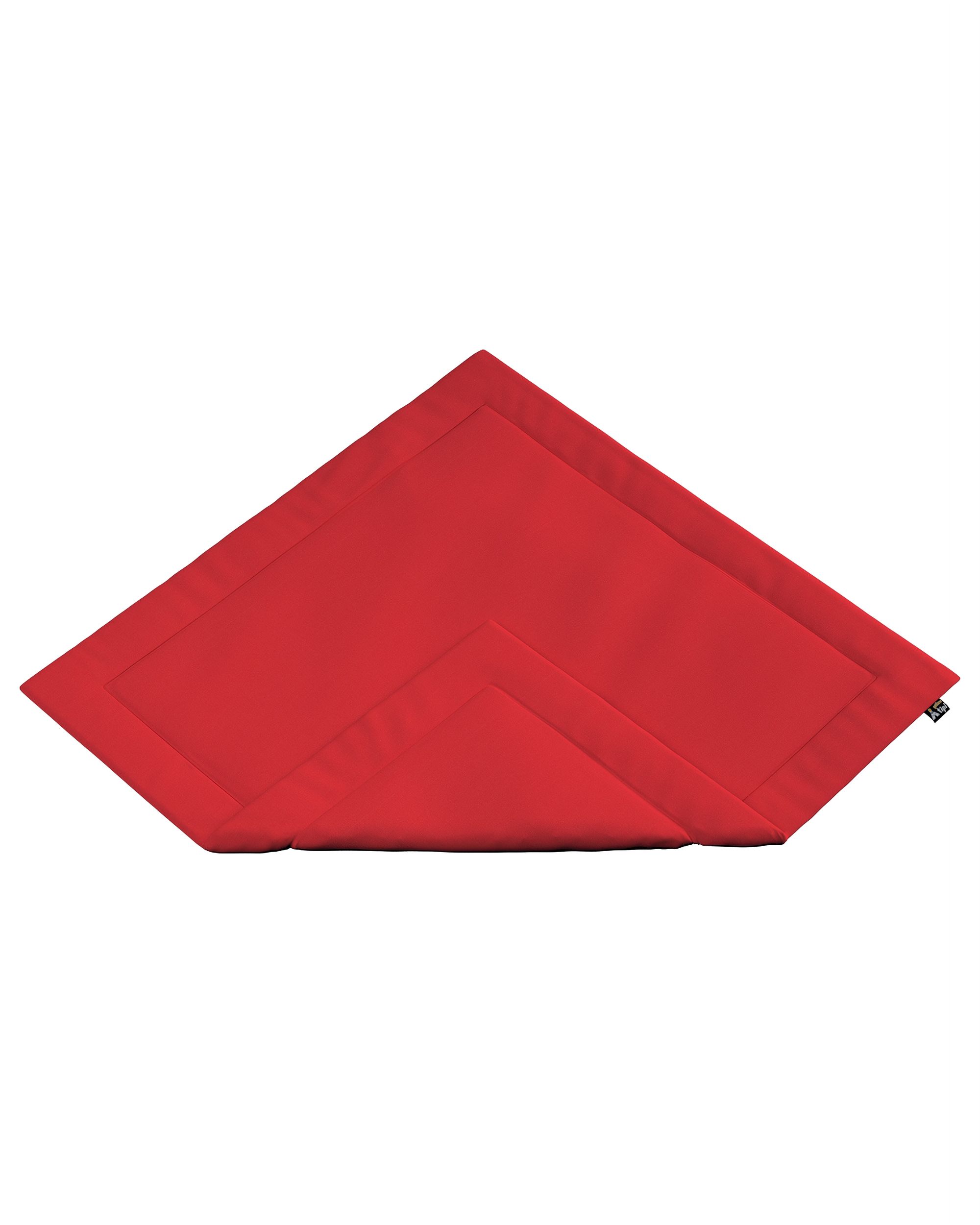 Tapis de tipi 110x110cm couleur rouge
