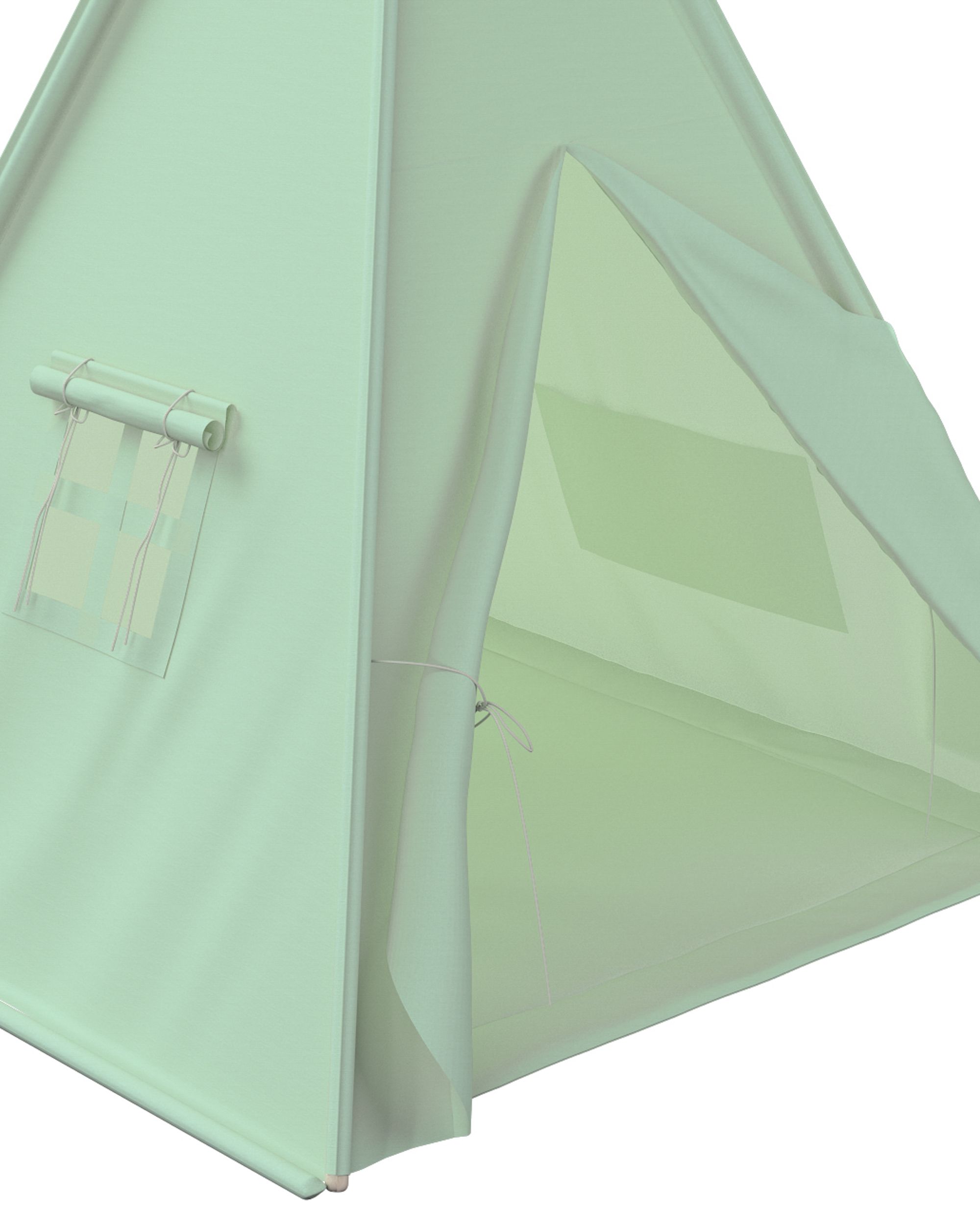 Tapis de tipi 110x110cm couleur vert (hover)
