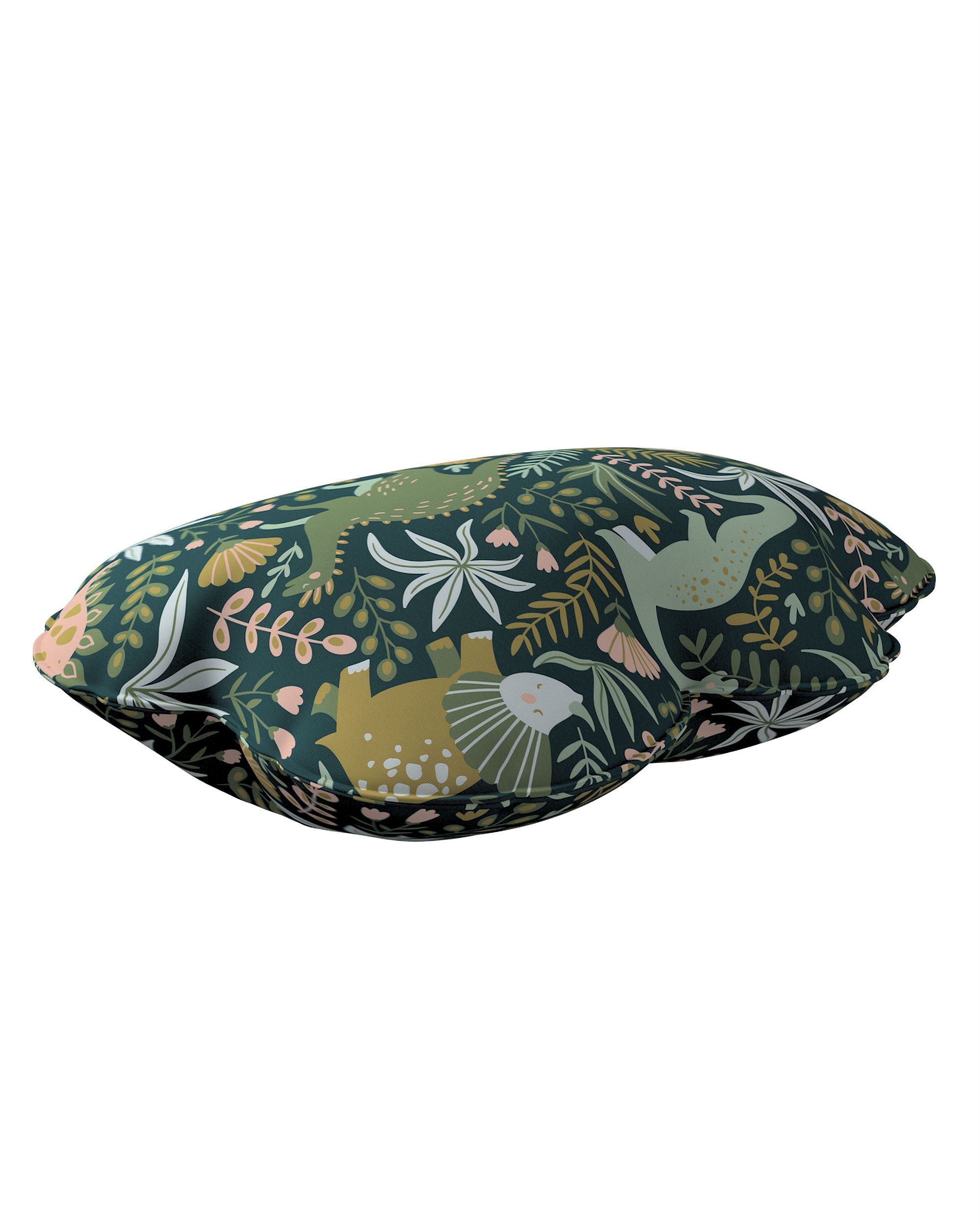 Coussin Soft Cloud couleur vert tissu à motifs (hover)