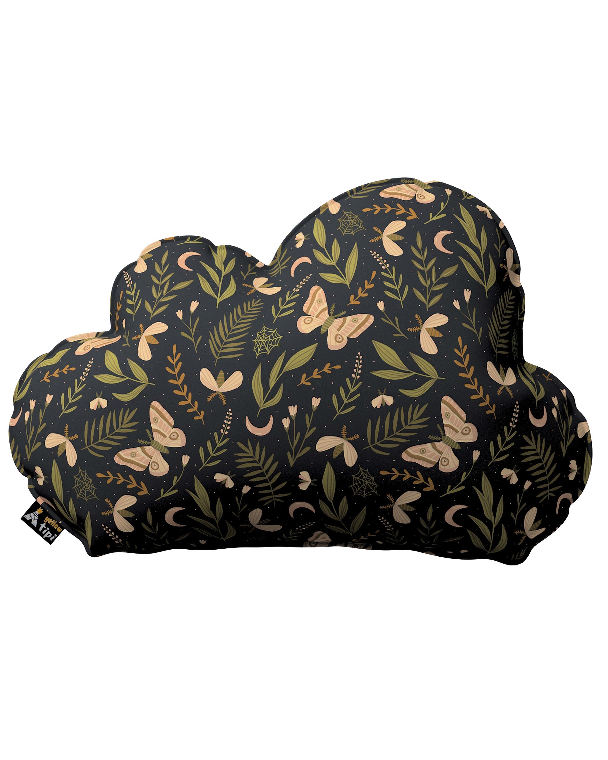 Coussin Soft Cloud couleur noir tissu à motifs