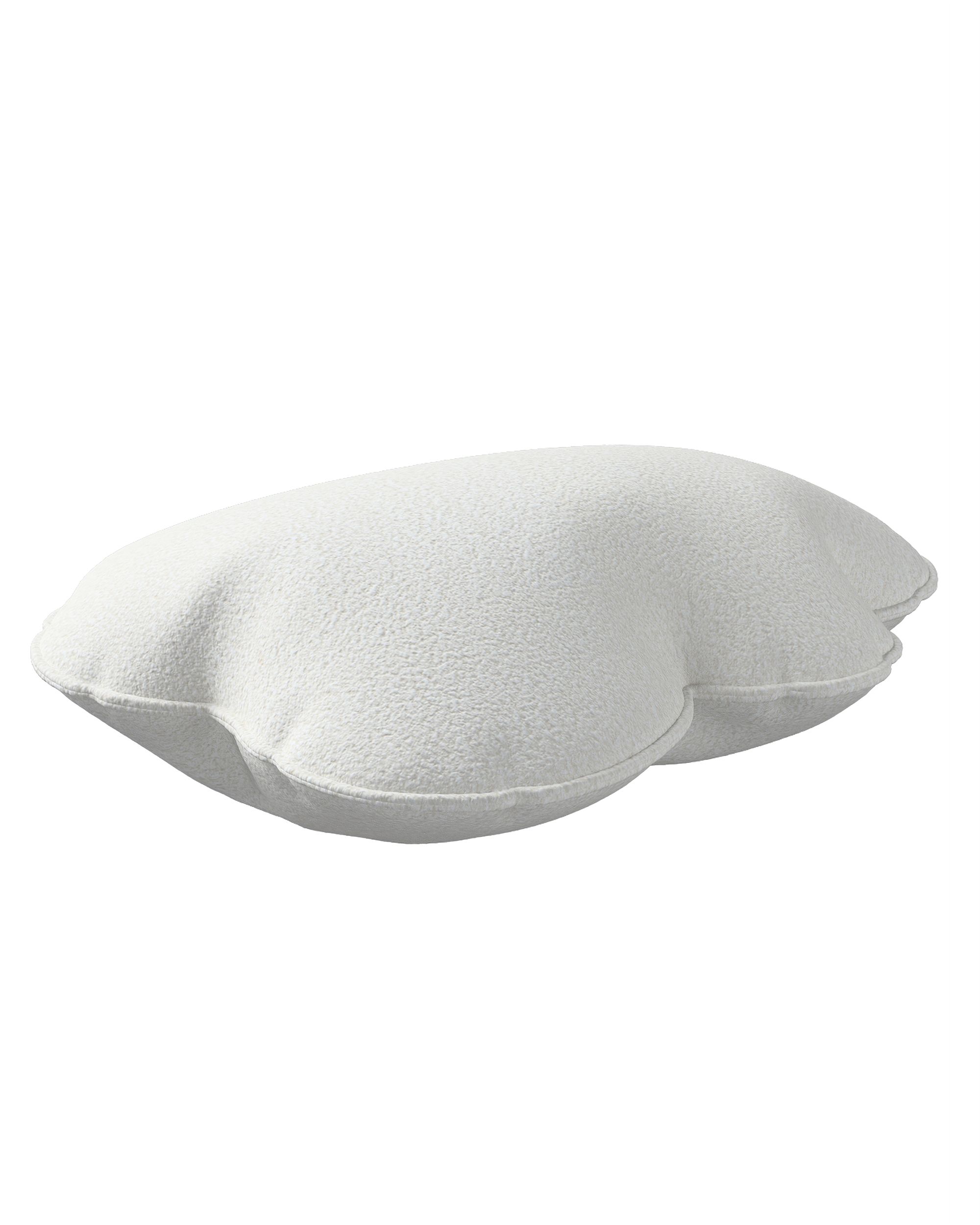 Coussin Soft Cloud couleur blanc tissu tresse (hover)