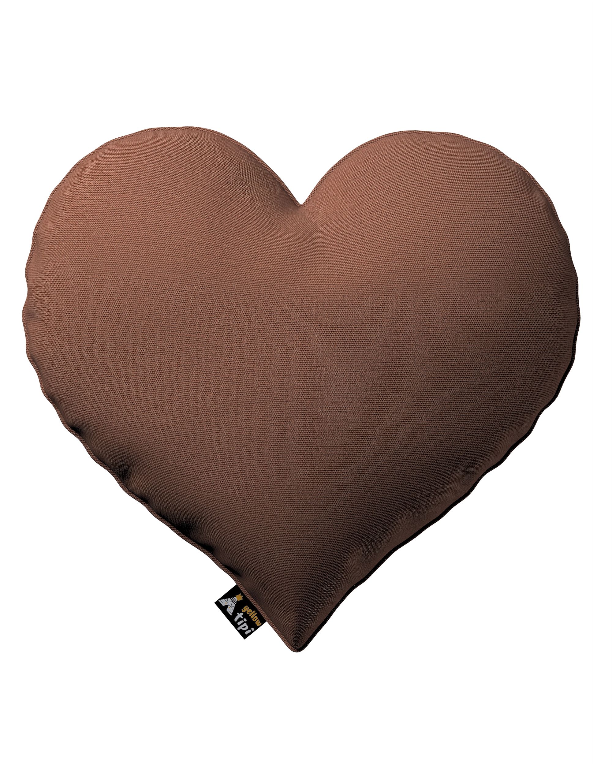 Coussin Heart of Love couleur marron