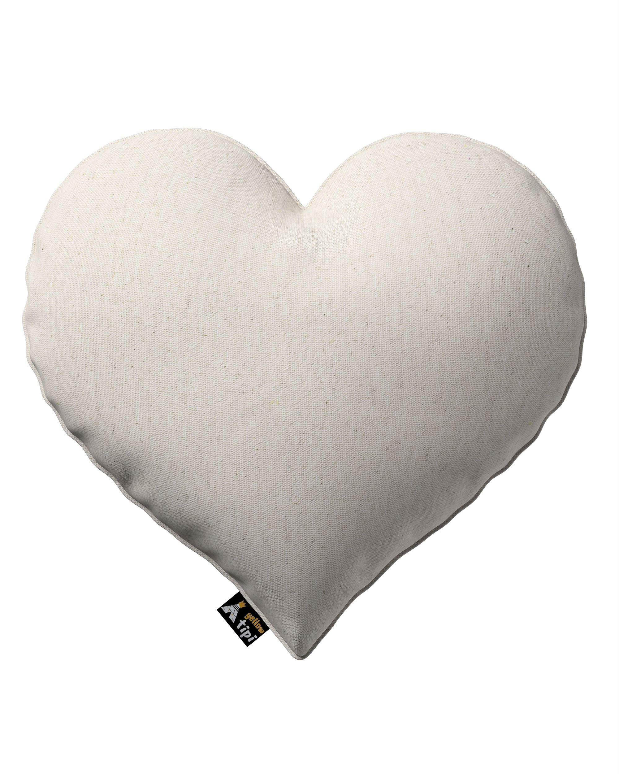 Coussin Heart of Love couleur beige