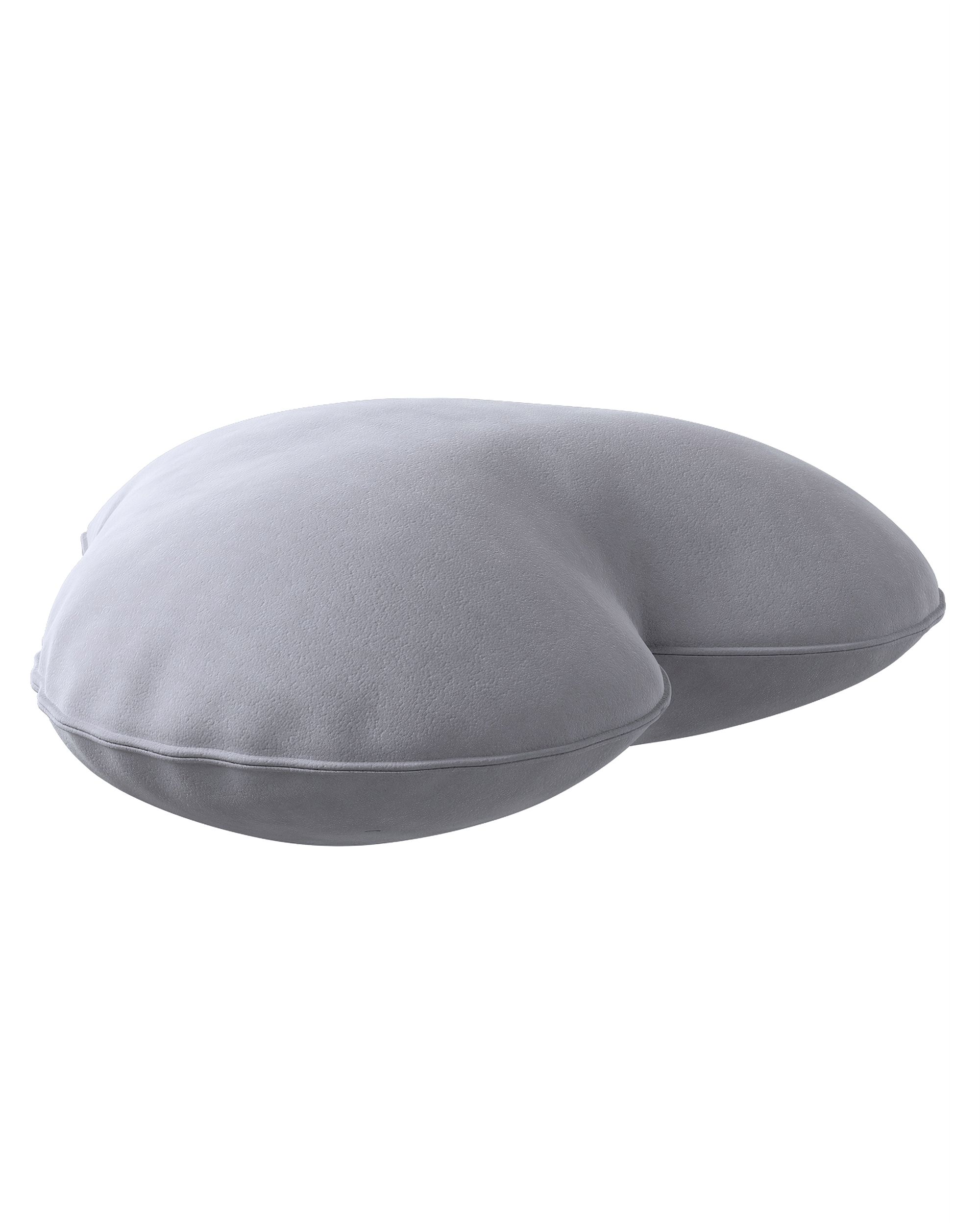 Coussin Heart of Love couleur gris tissu brillant, velours (hover)