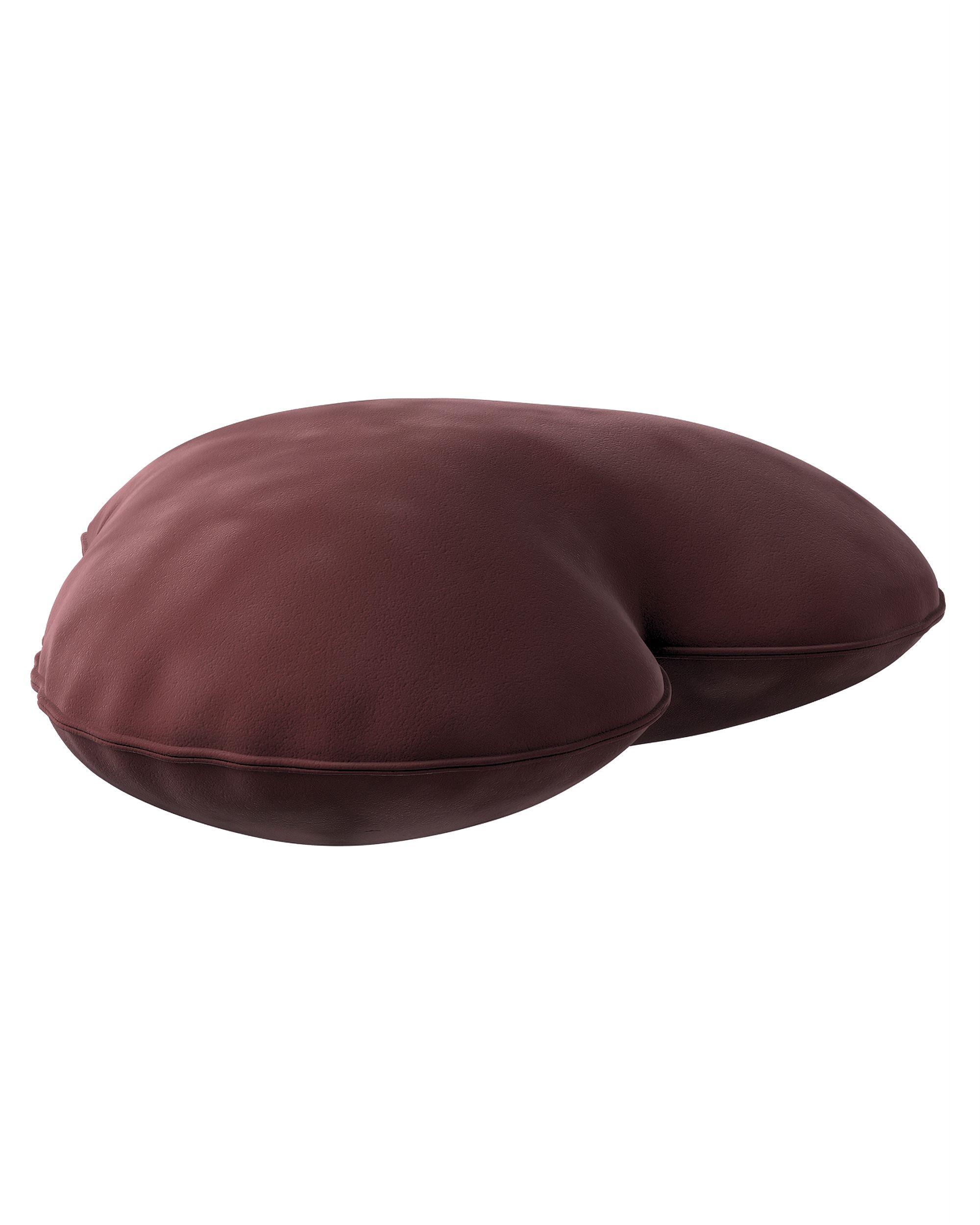 Coussin Heart of Love couleur rouge tissu brillant, velours (hover)