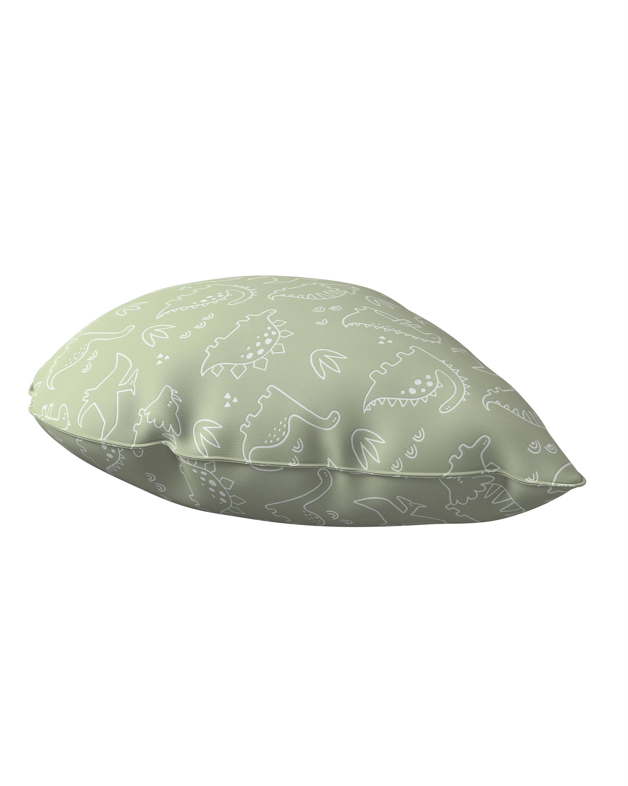 Coussin Sweet Drop couleur vert tissu à motifs (hover)