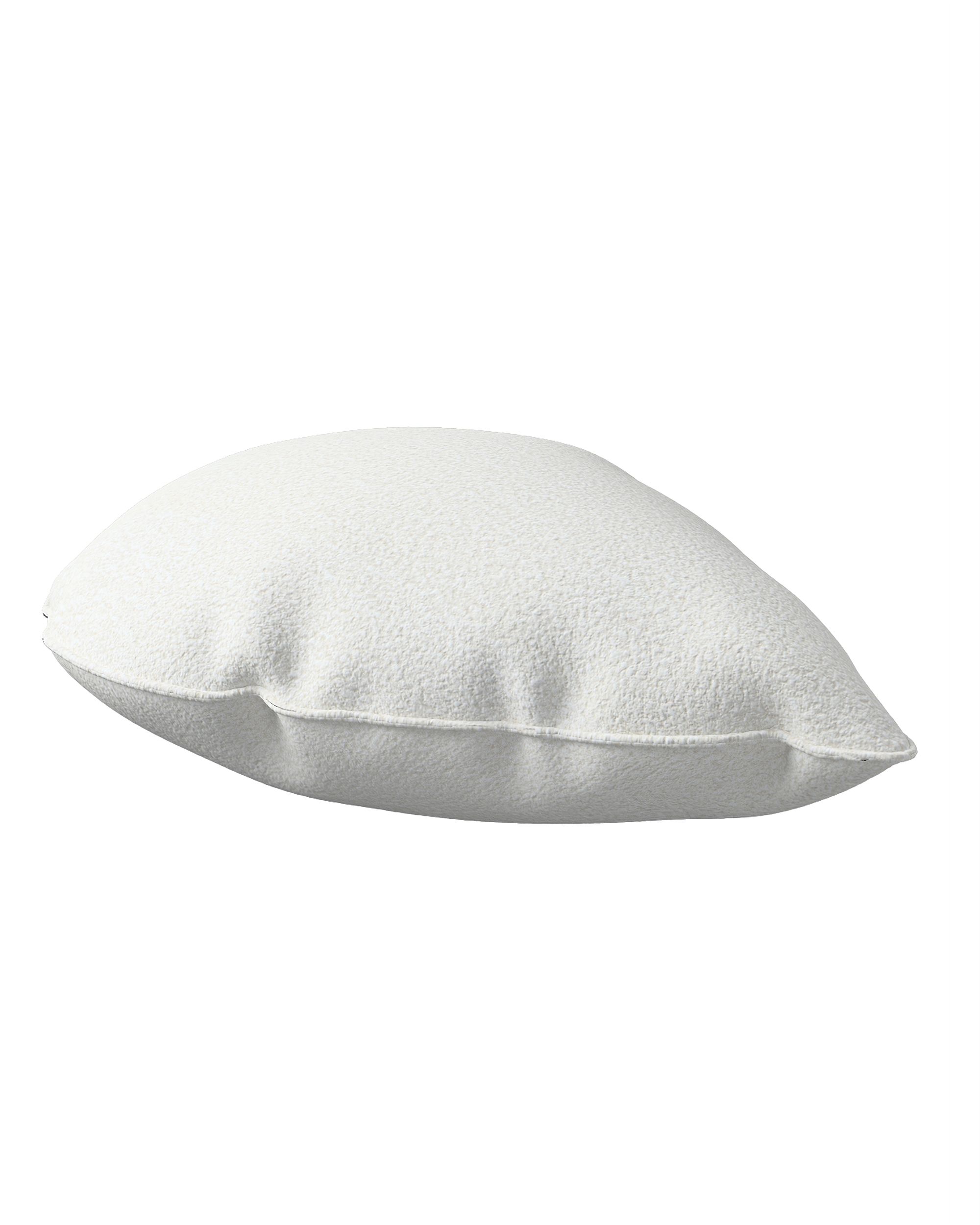 Coussin Sweet Drop couleur blanc tissu tresse (hover)