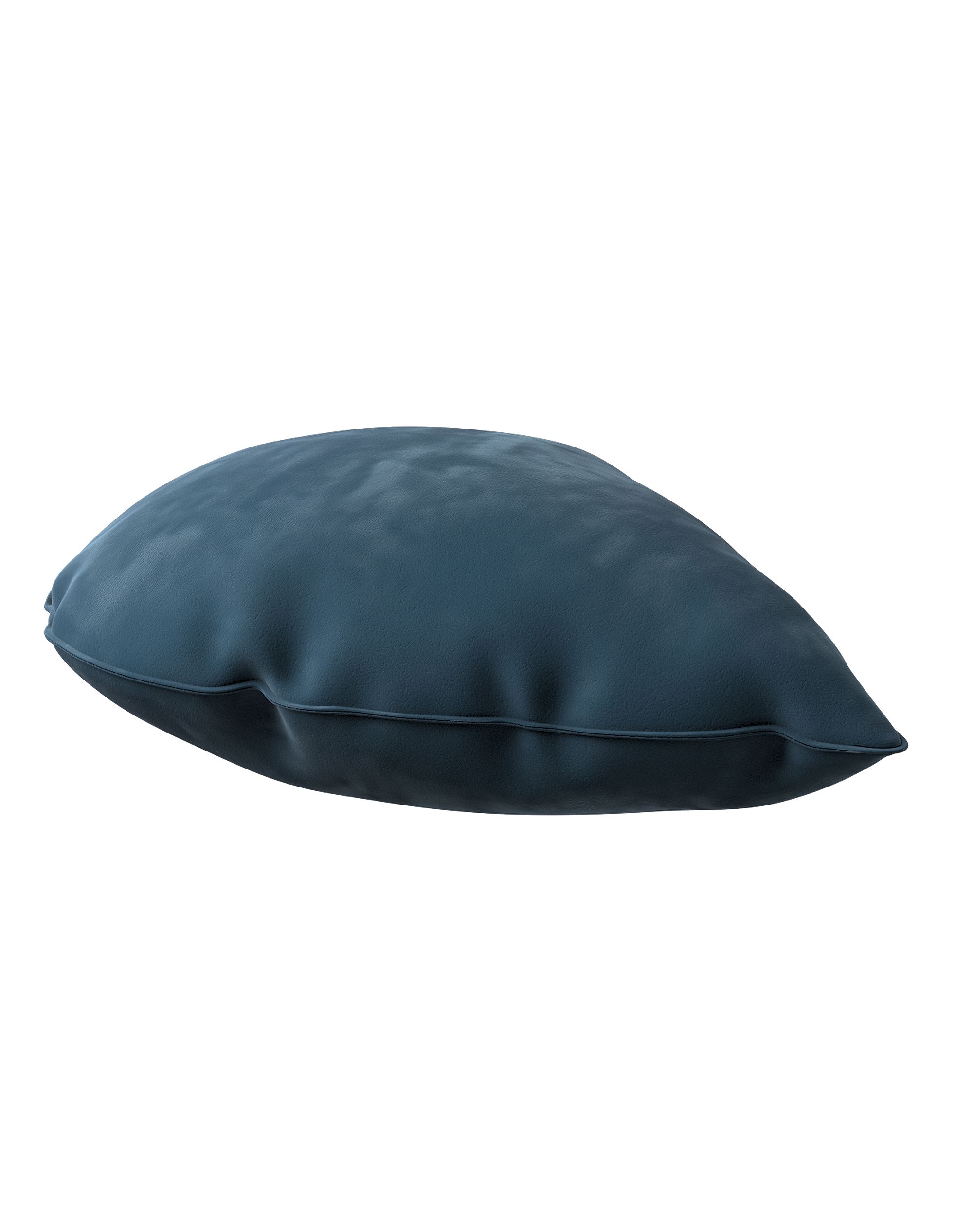 Coussin Sweet Drop couleur bleu tissu brillant, velours (hover)