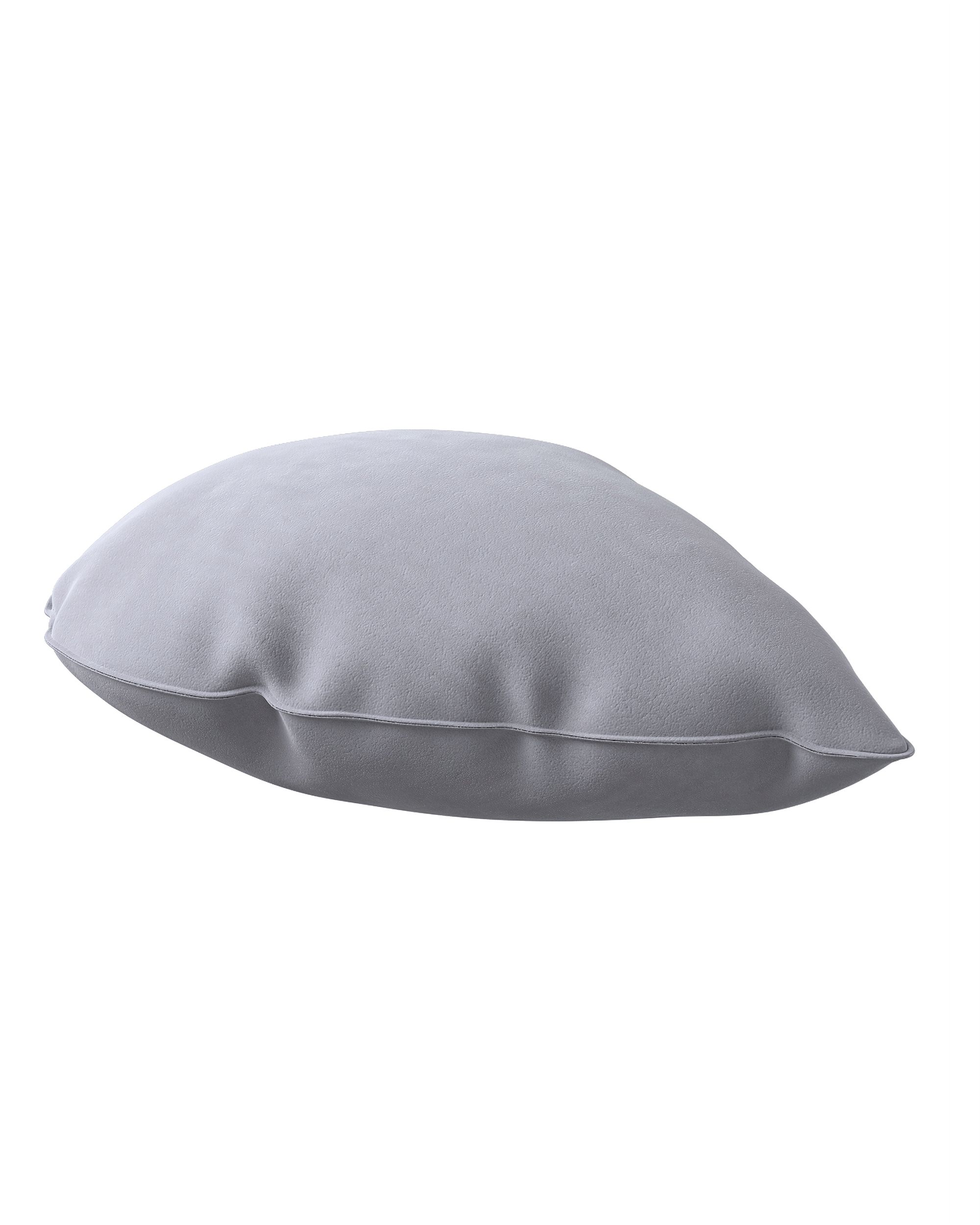 Coussin Sweet Drop couleur gris tissu brillant, velours (hover)