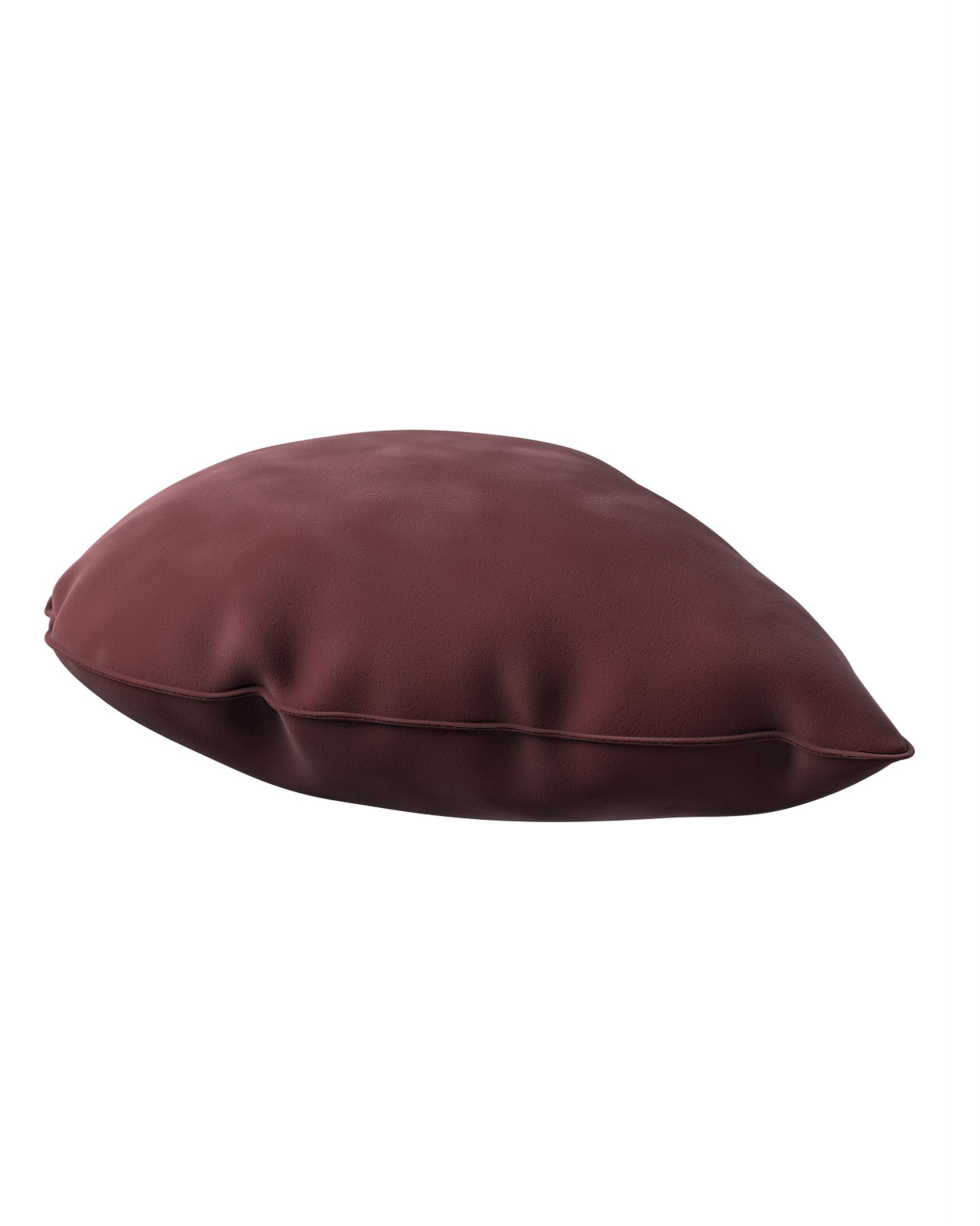 Coussin Sweet Drop couleur rouge tissu brillant, velours (hover)