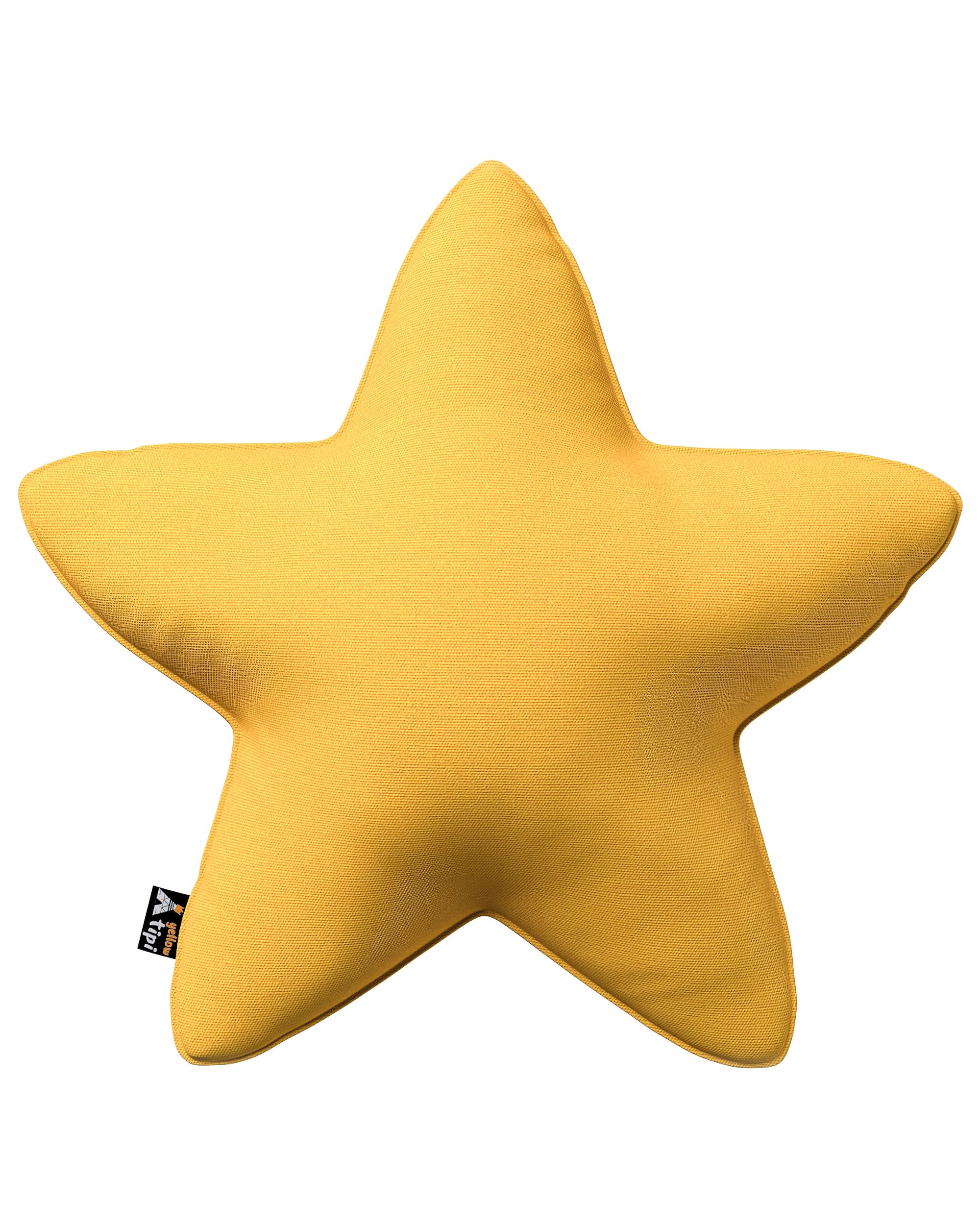 Coussin Lucky Star couleur jaune