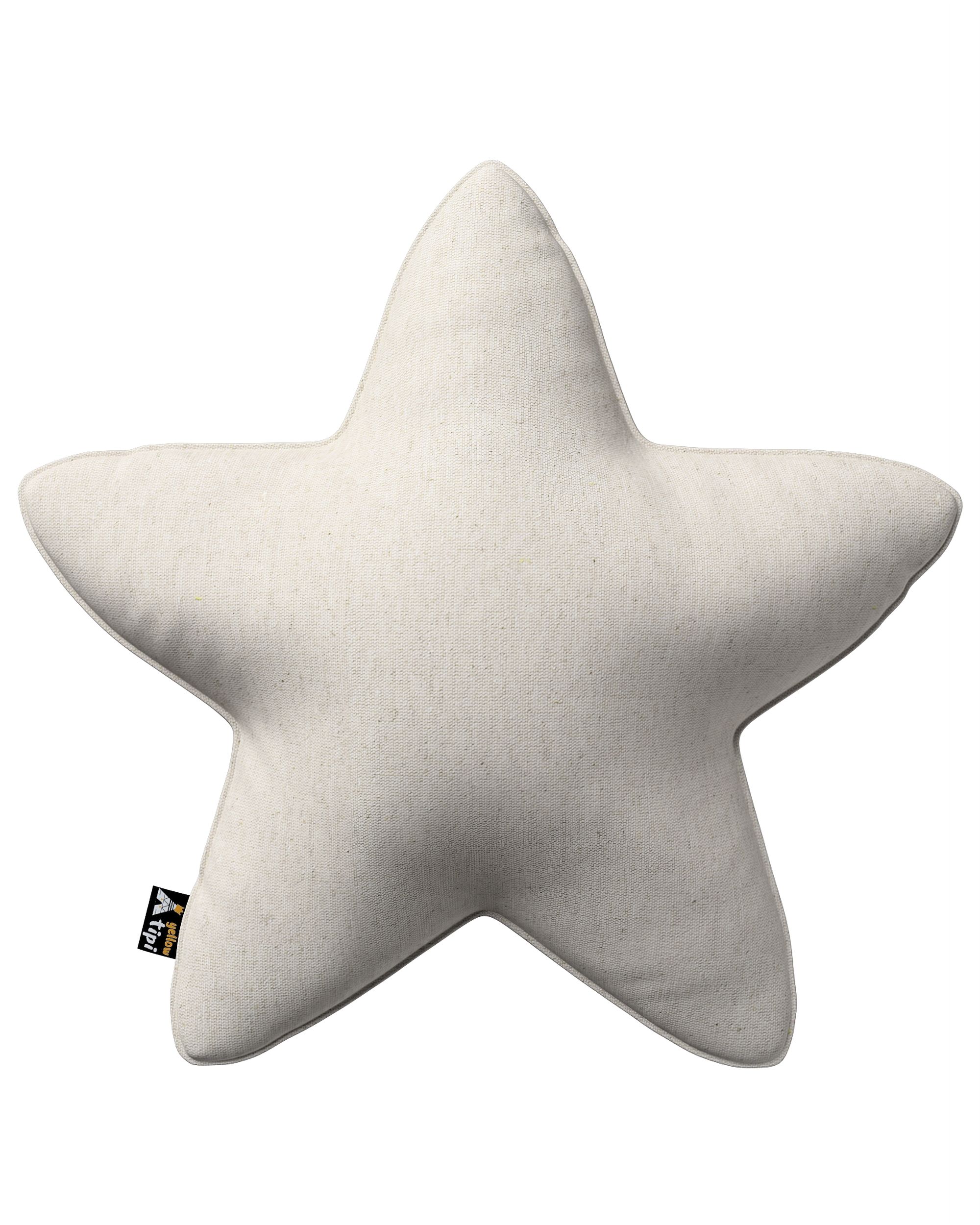 Coussin Lucky Star couleur beige